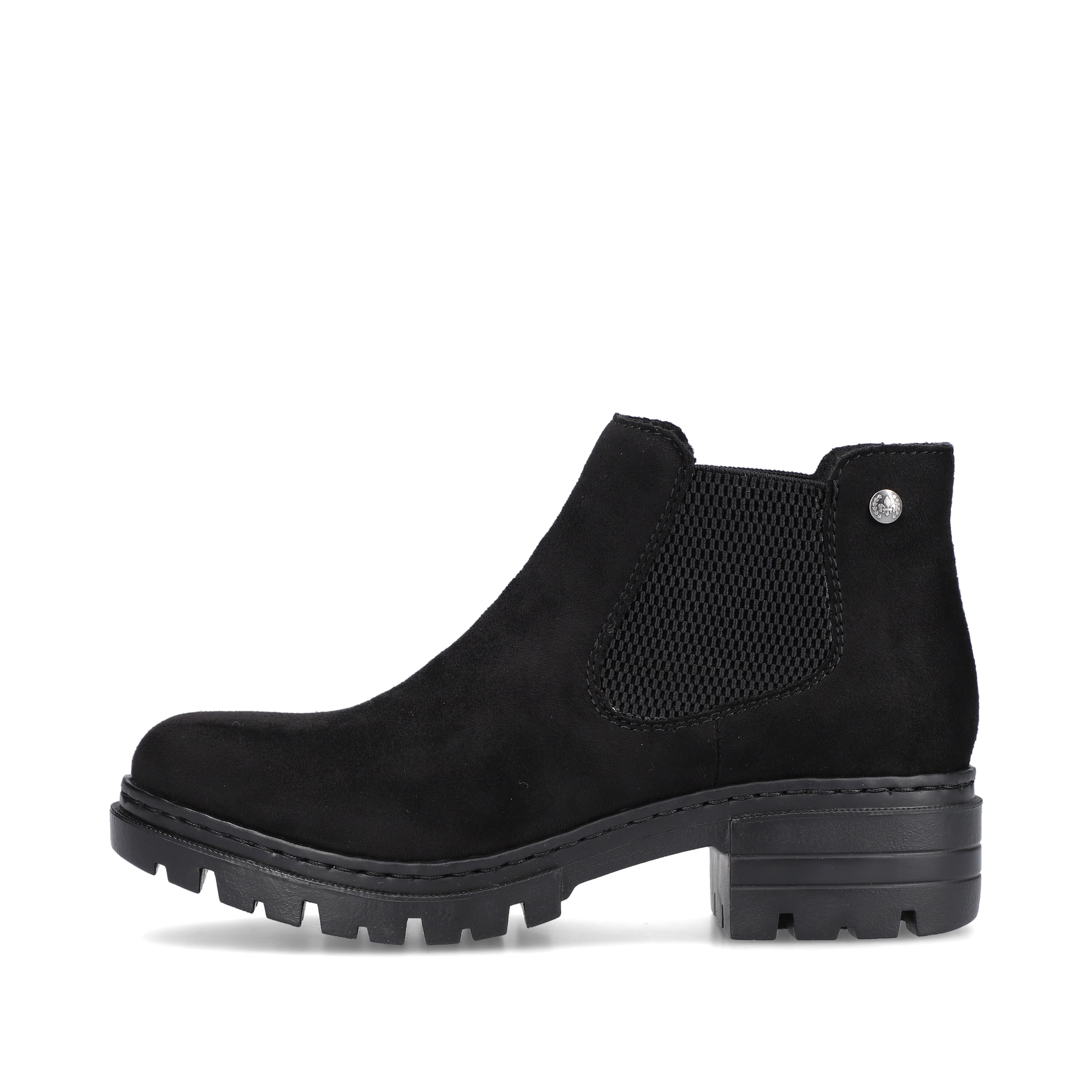 Rieker Damen Chelsea Boots graphitschwarz