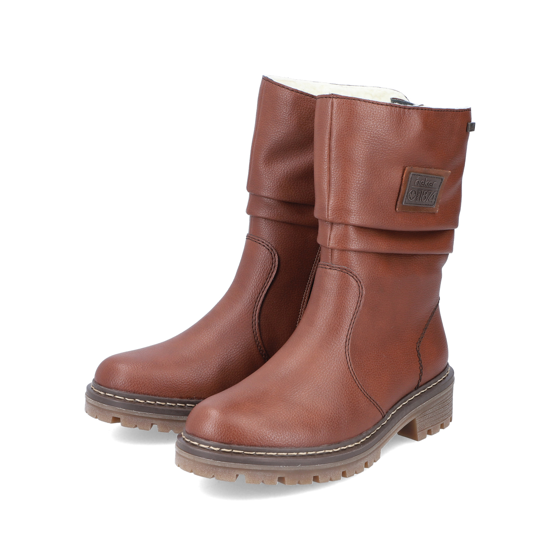 Rieker Damen Kurzstiefel kupferbraun
