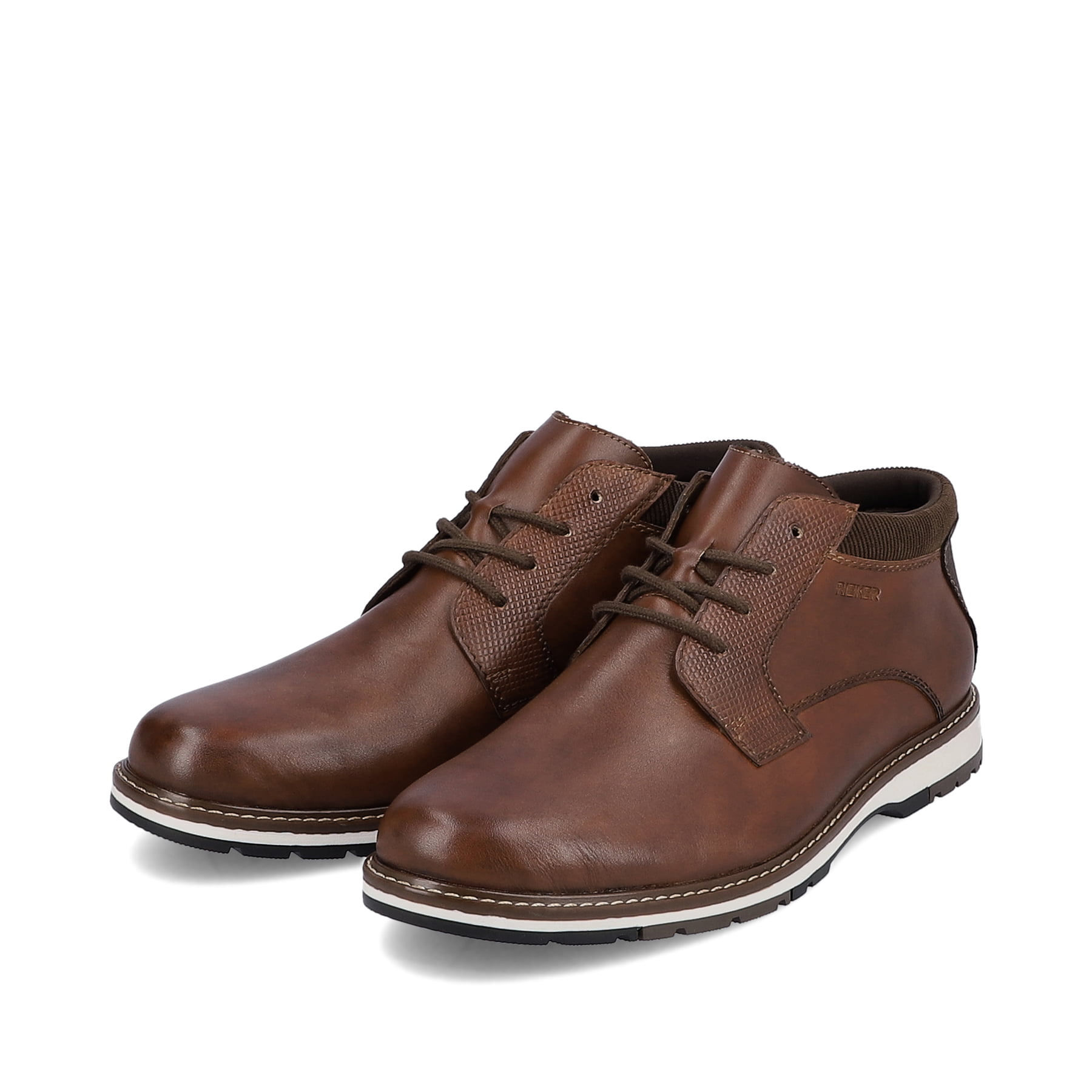 Rieker Herren Schnürschuhe holzbraun