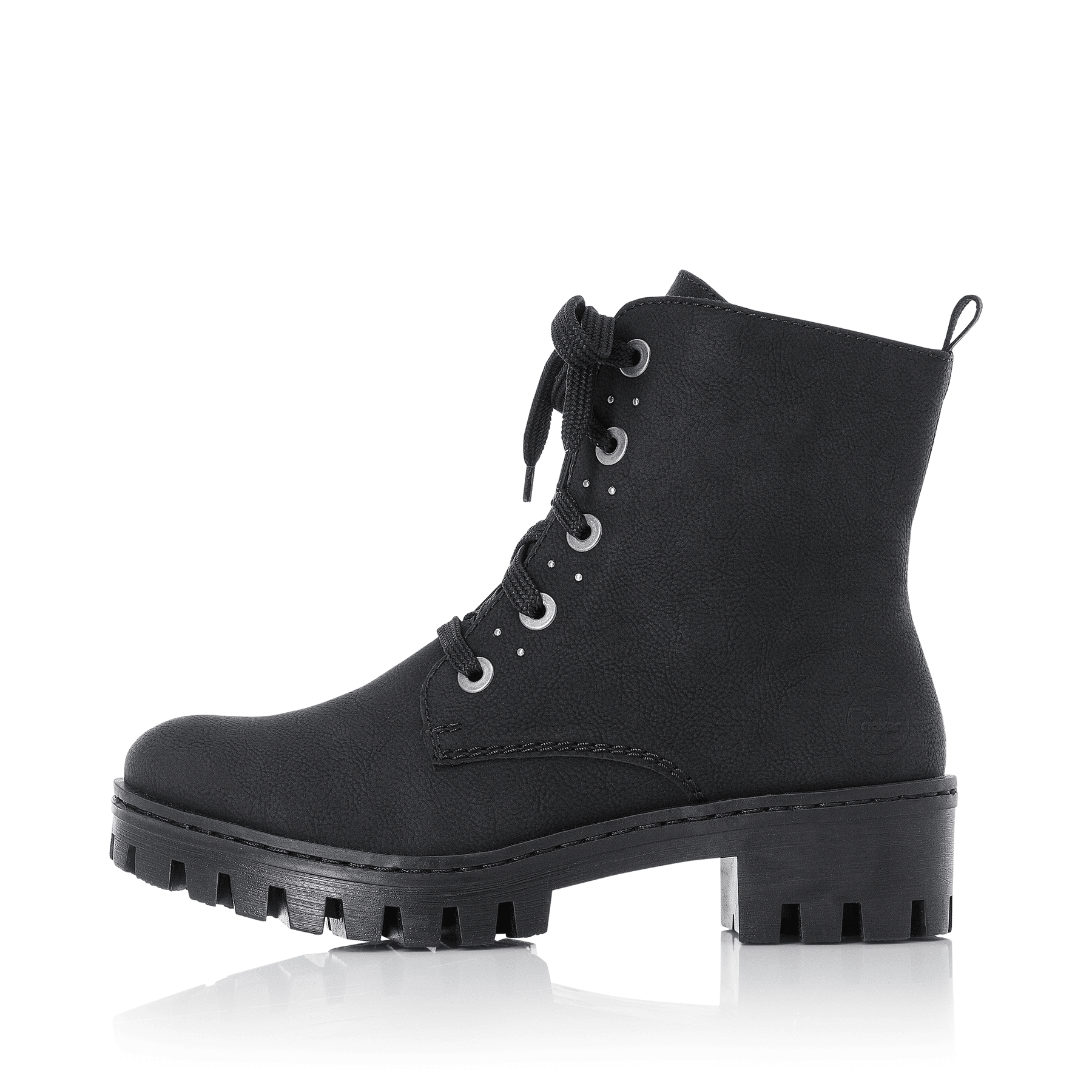 Rieker Damen Biker Boots tiefschwarz