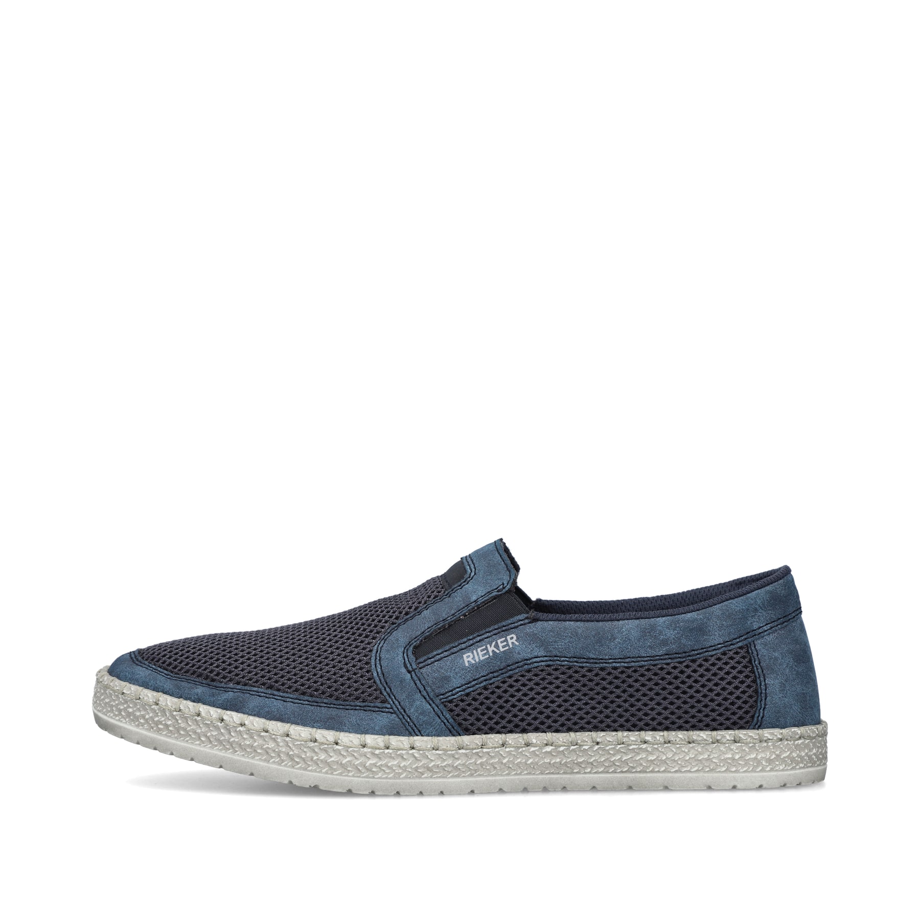 Rieker Herren Slipper meeresblau