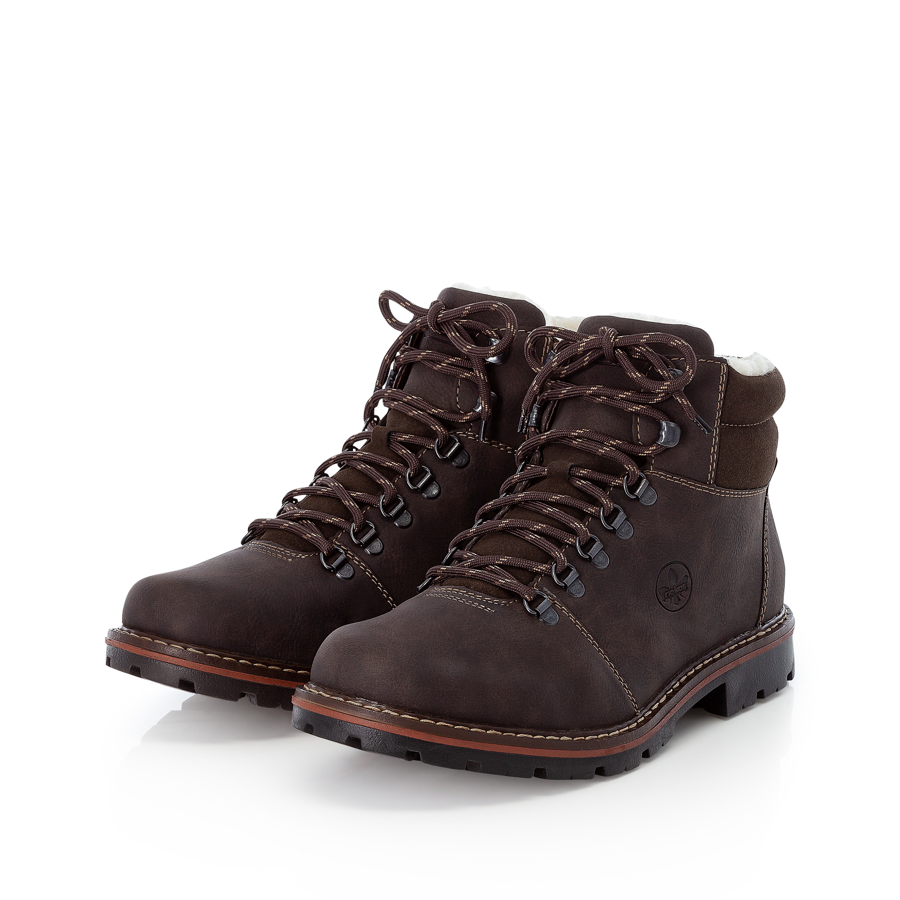 Rieker Herren Schnürstiefel tabakbraun