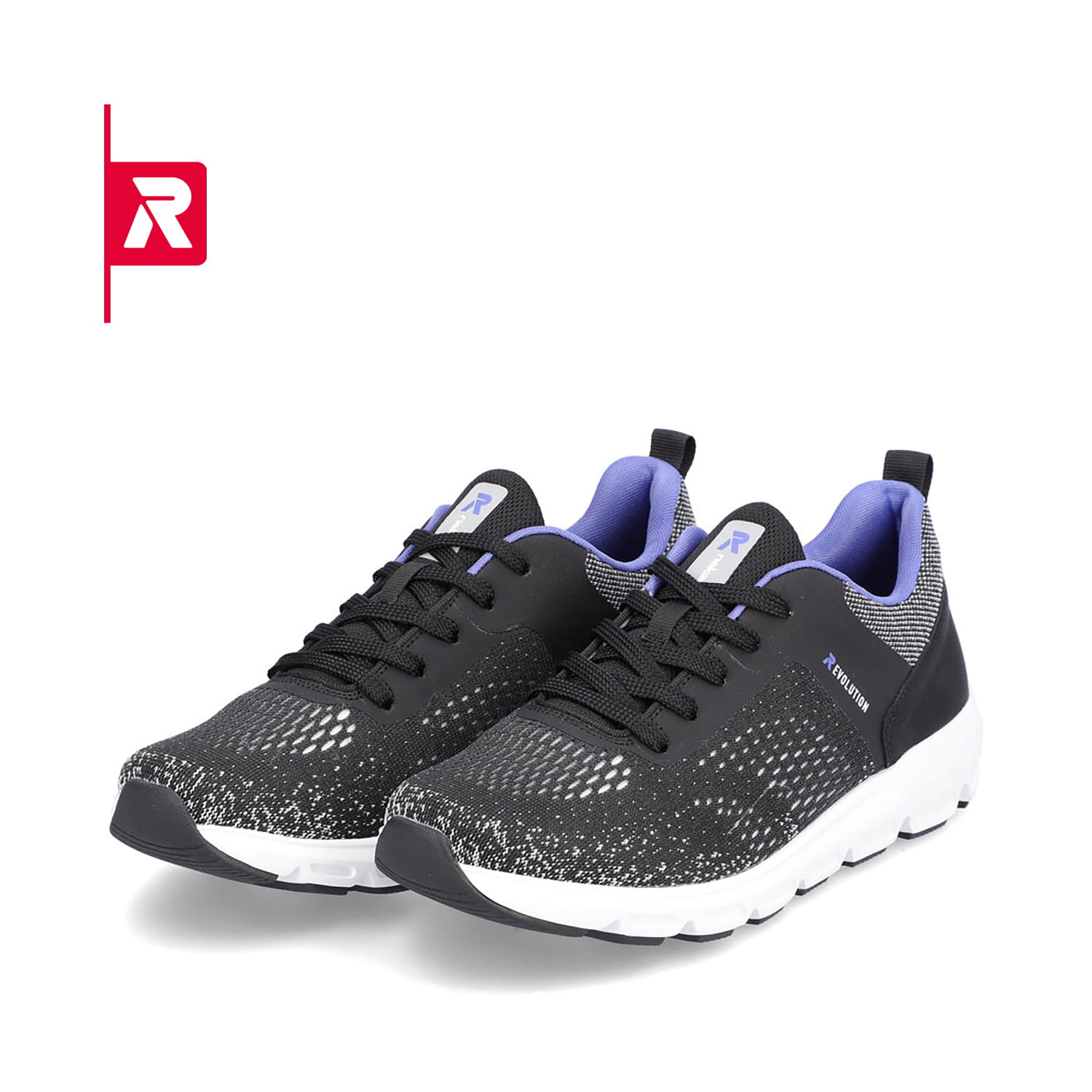Rieker EVOLUTION Damen Sneaker steel black