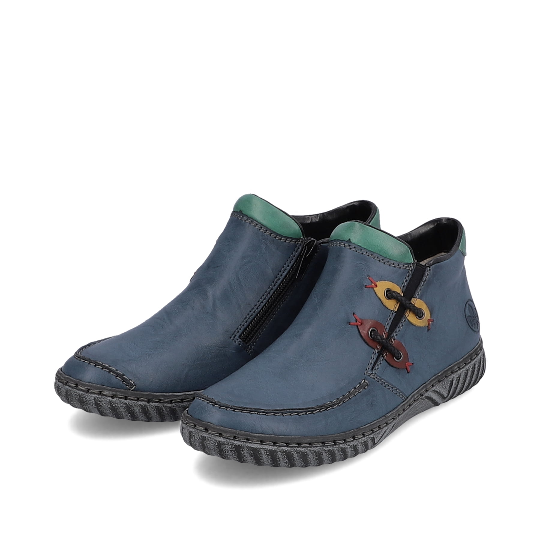 Rieker Damen Slipper pazifikblau