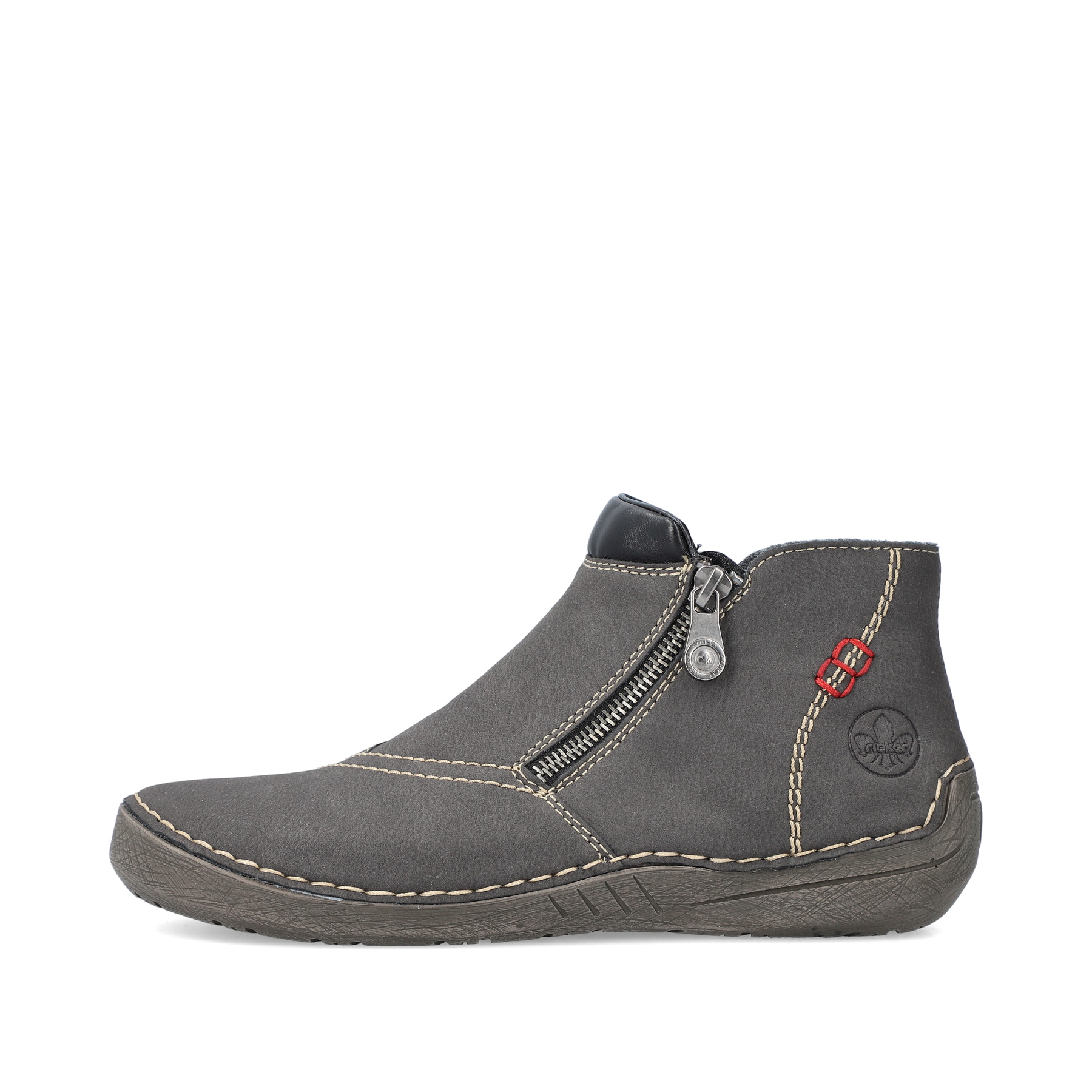 Rieker Damen Slipper anthrazit