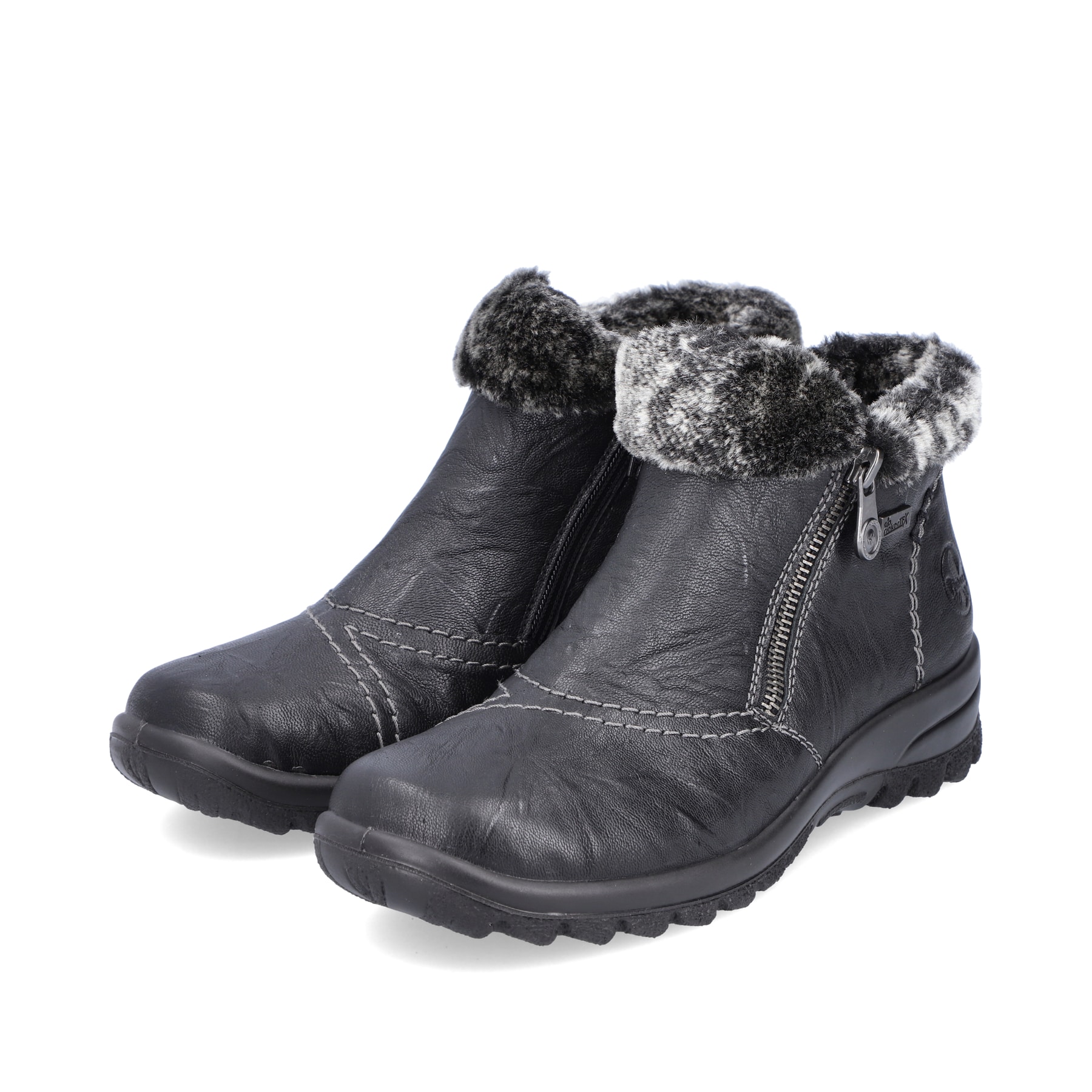 Rieker Damen Kurzstiefel tiefschwarz