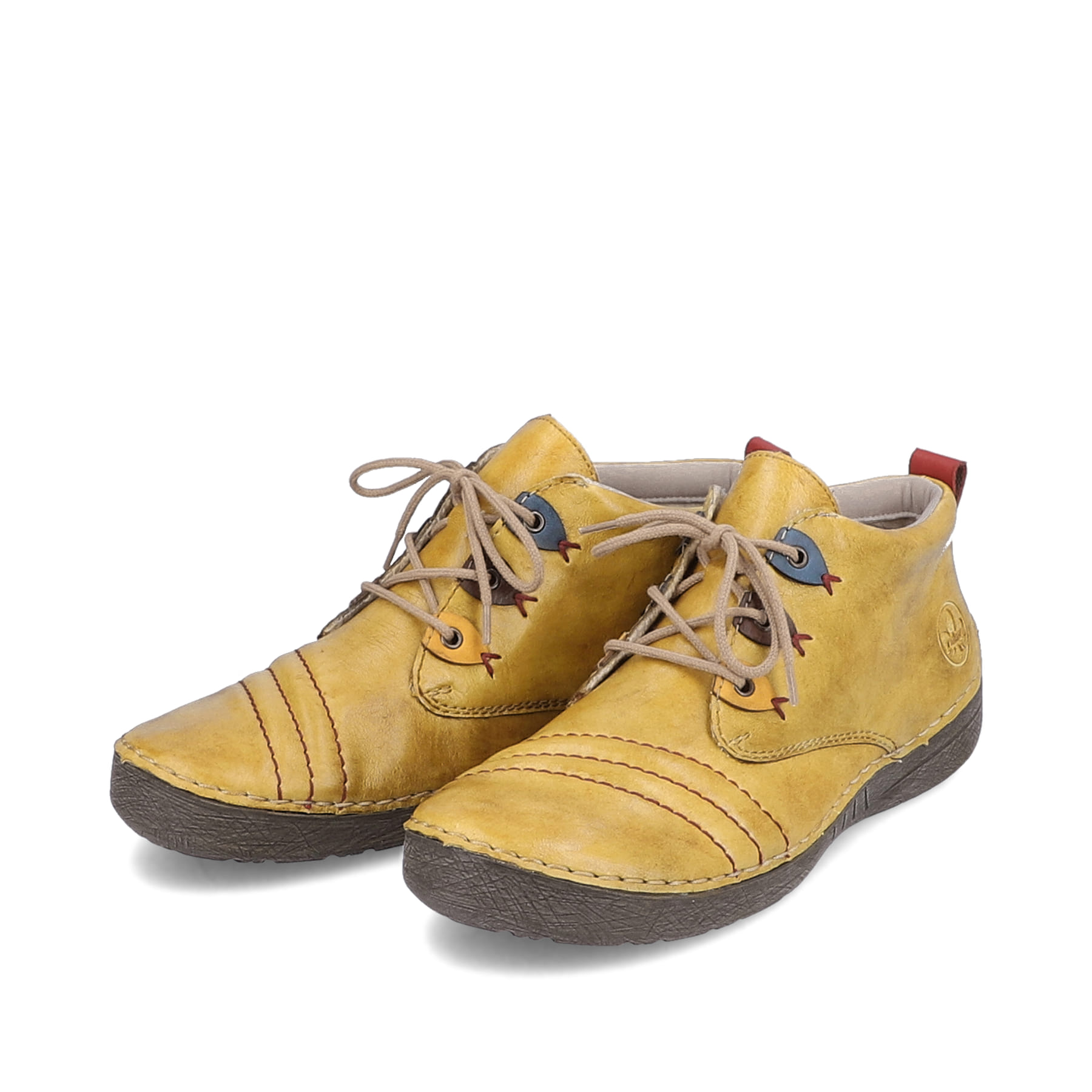 Rieker Damen Schnürschuhe exoticgelb