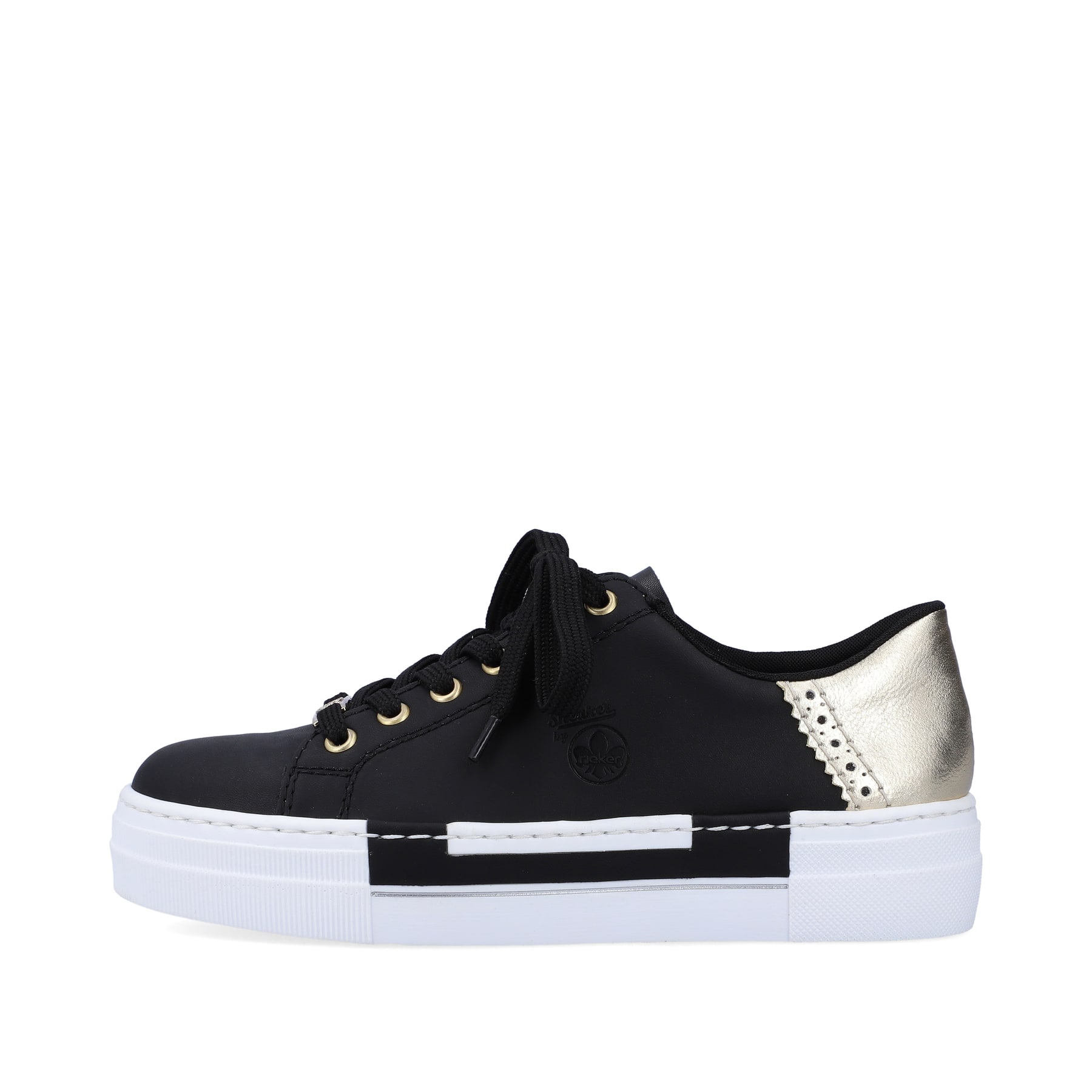 Rieker Damen Sneaker graphitschwarz