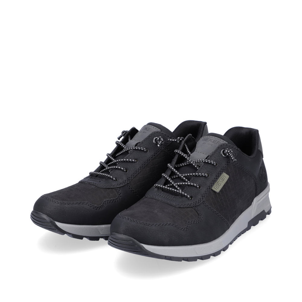 Rieker Herren Slipper tiefschwarz