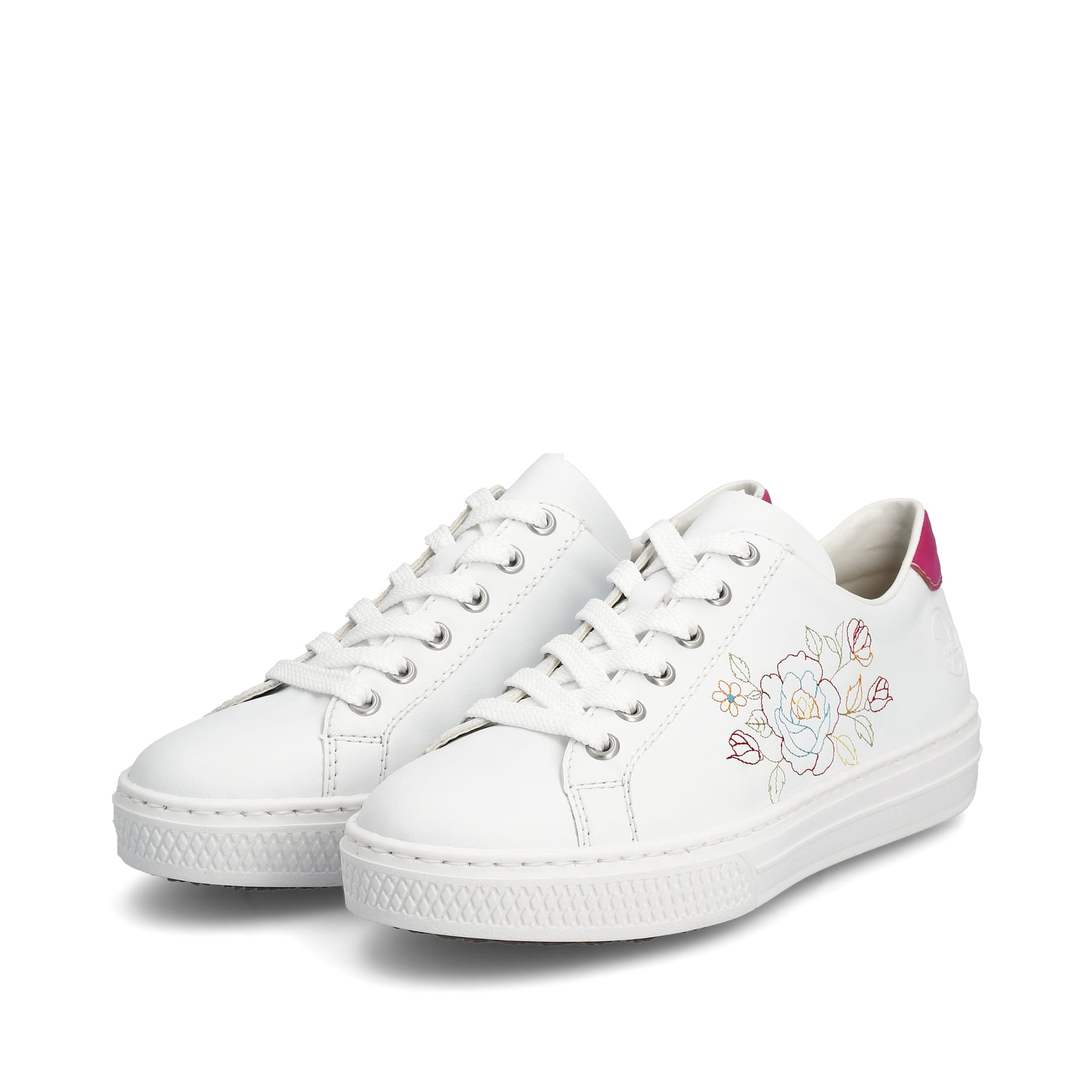 Rieker Damen Sneaker kristallweiss