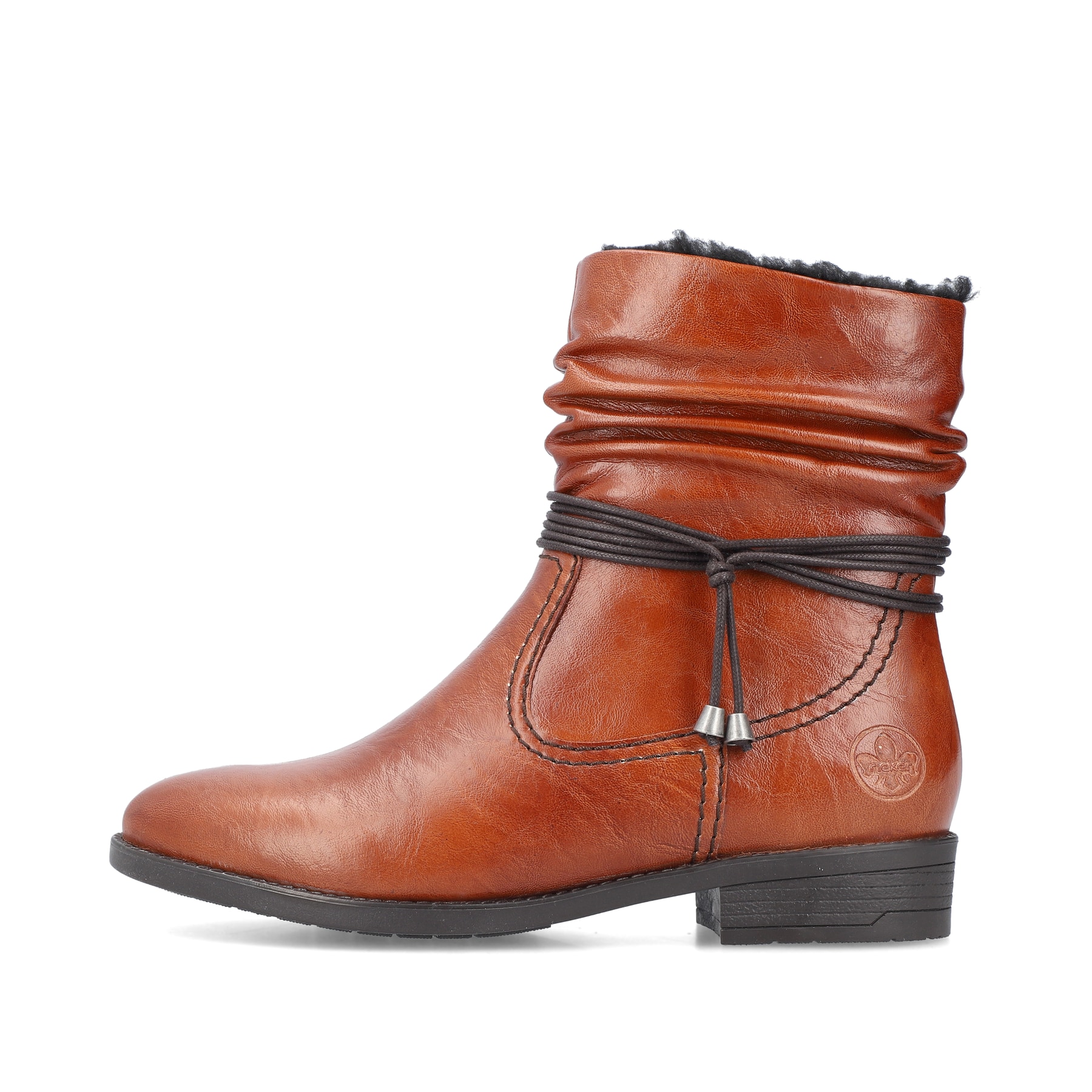 Rieker Damen Stiefeletten kastanienbraun