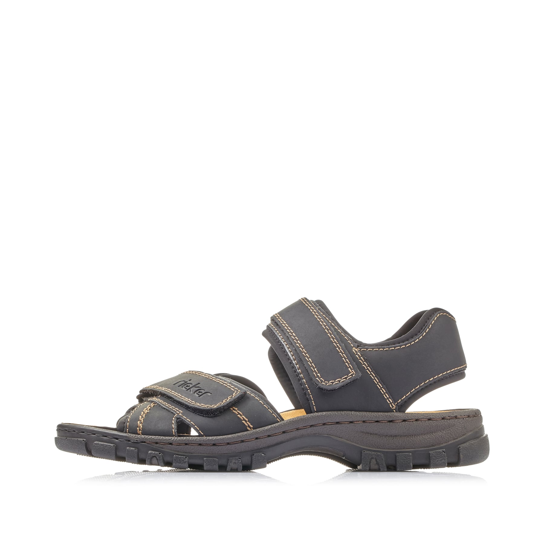 Rieker Herren Trekkingsandalen graphitschwarz
