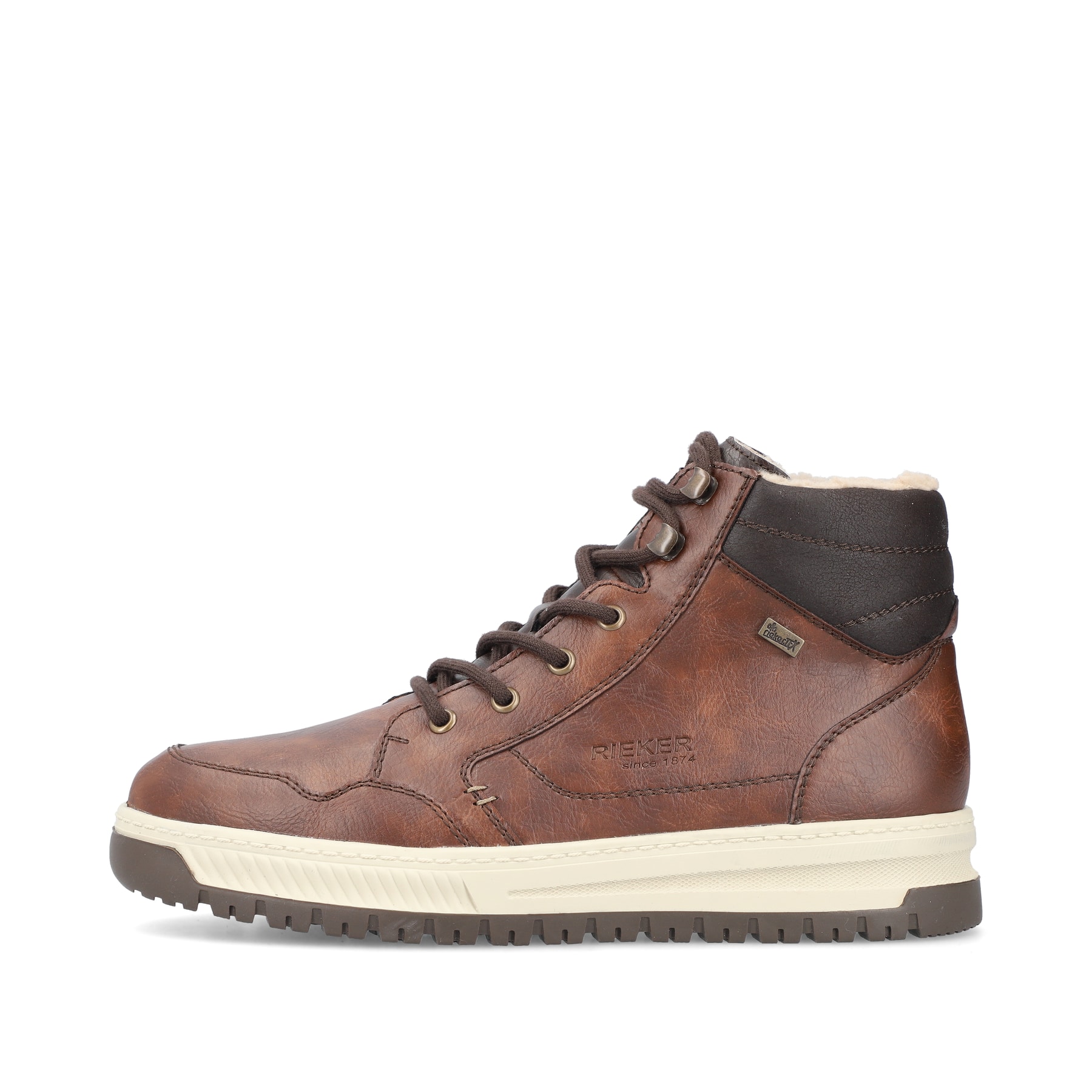Rieker Herren Schnürstiefel nussbraun