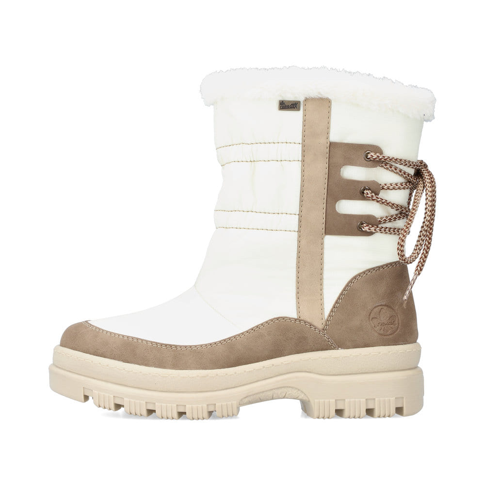 Rieker Damen Kurzstiefel altweiß