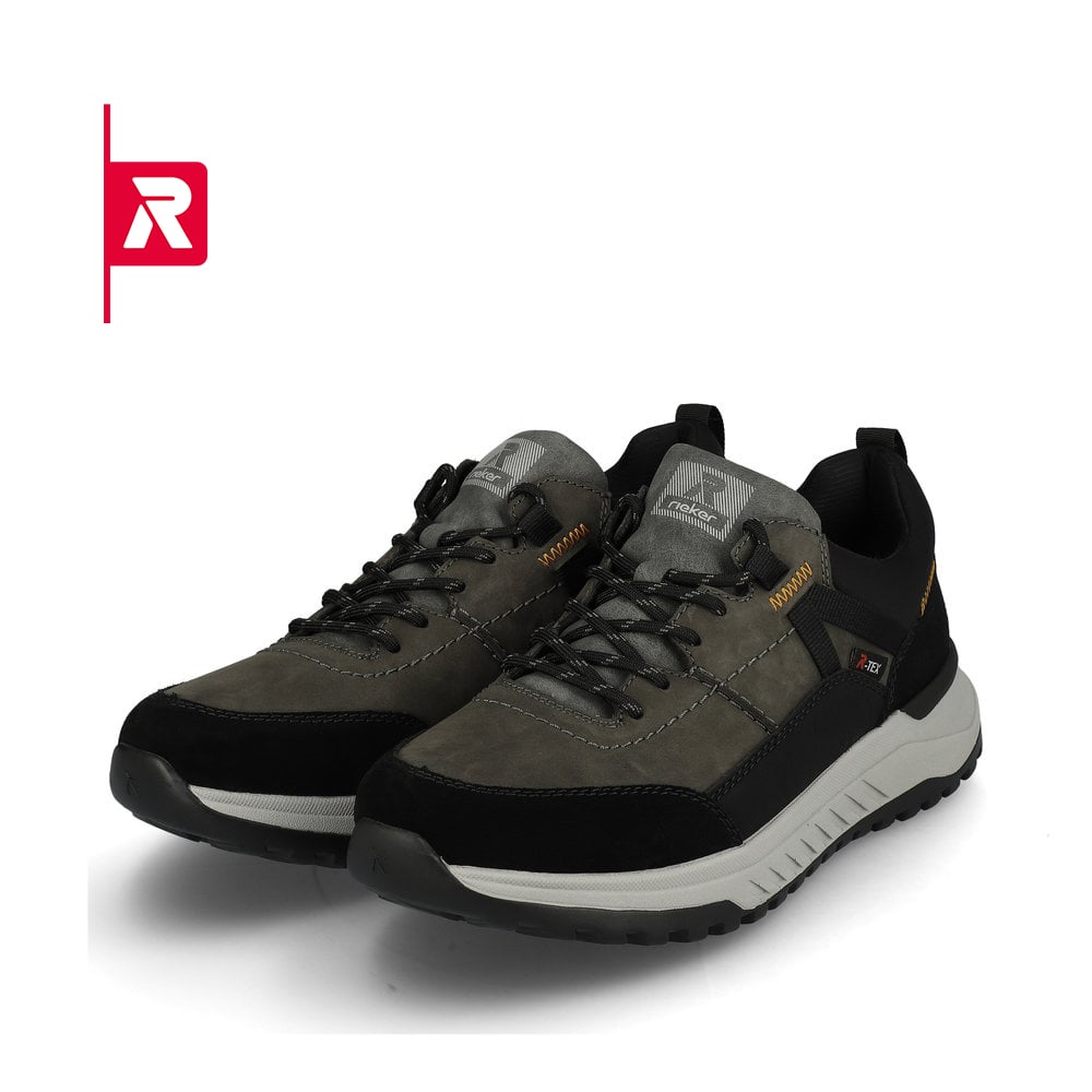 Rieker EVOLUTION Herren Sneaker steel-grey deep-black