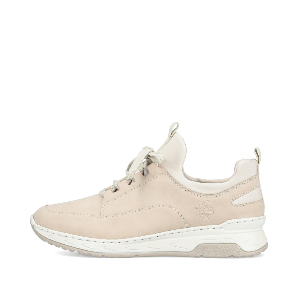 Rieker Damen Slipper cremebeige