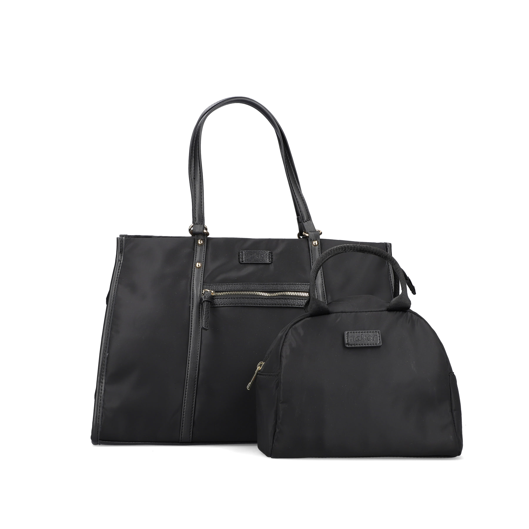 Rieker Damen Shopper tiefschwarz