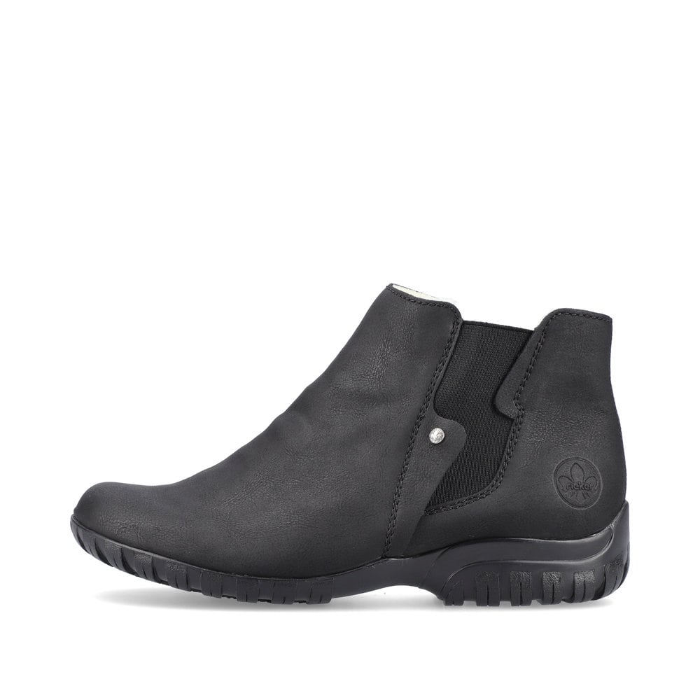 Rieker Damen Chelsea Boots tiefschwarz