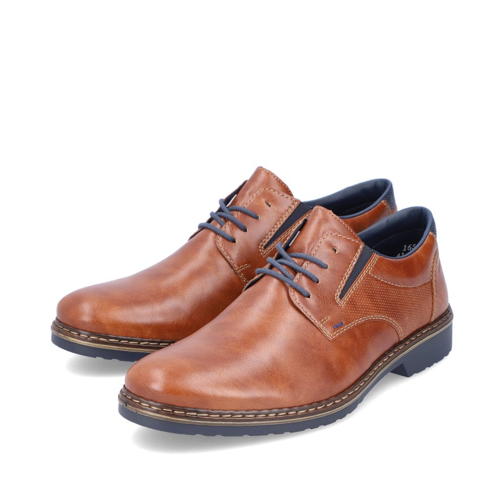 Rieker Herren Schnürschuhe kupfer