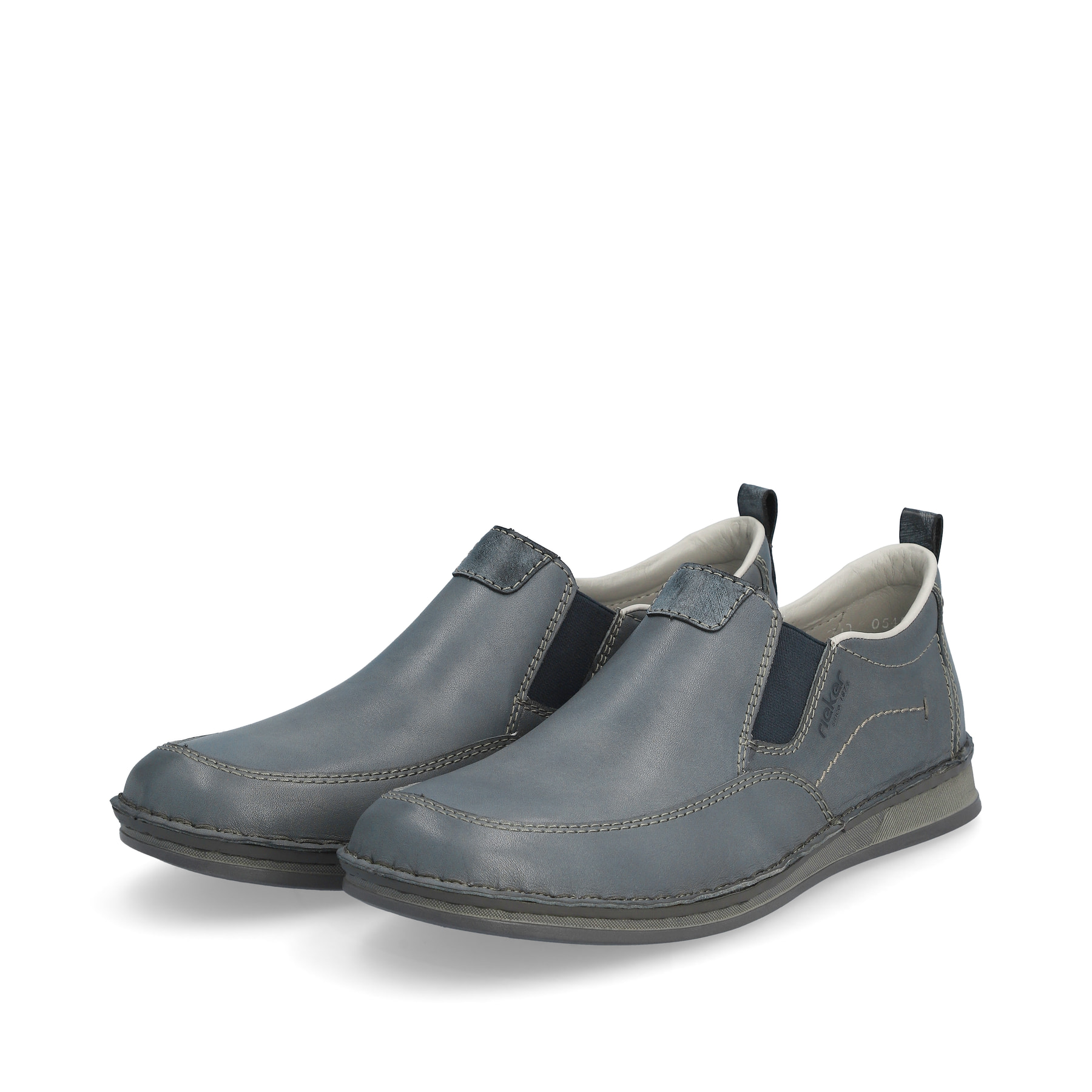 Rieker Herren Slipper schieferblau