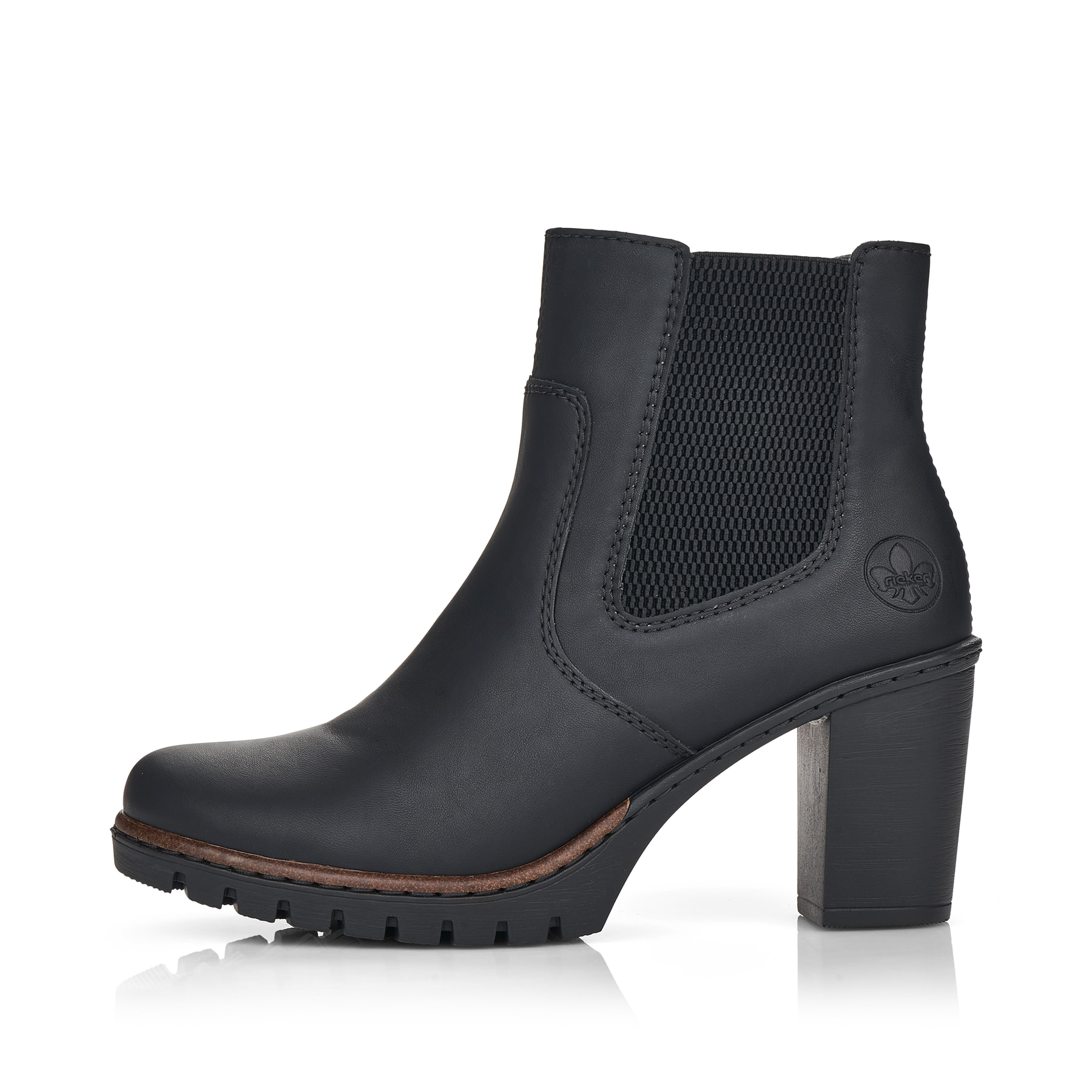 Rieker Damen Kurzstiefel tiefschwarz