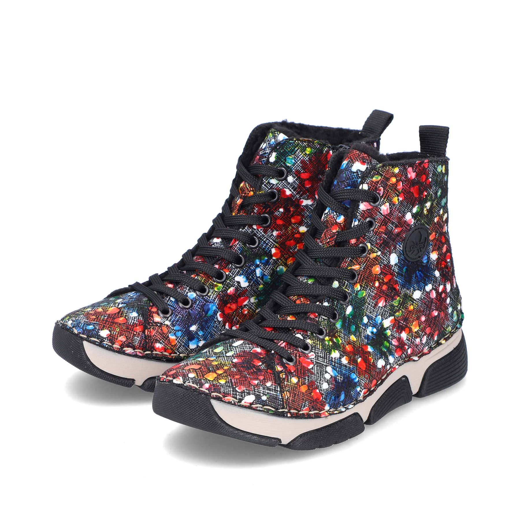 Rieker Damen Schnürstiefel multi