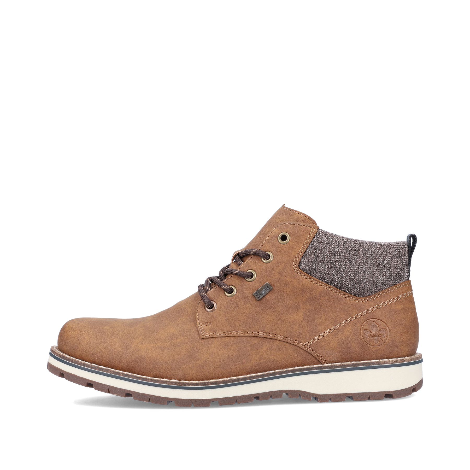 Rieker Herren Schnürstiefel tabakbraun