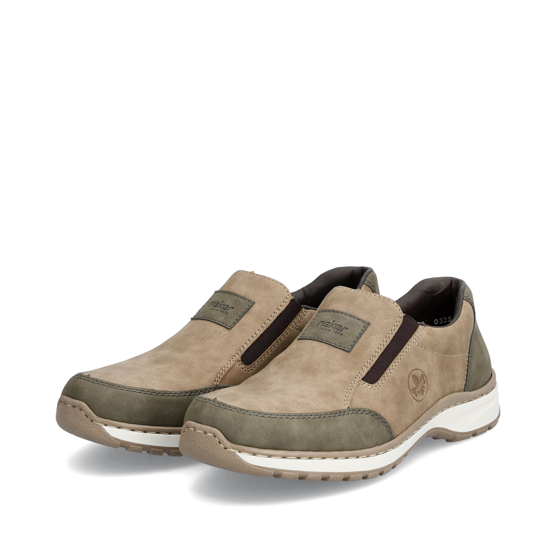 Rieker Herren Slipper hellbeige