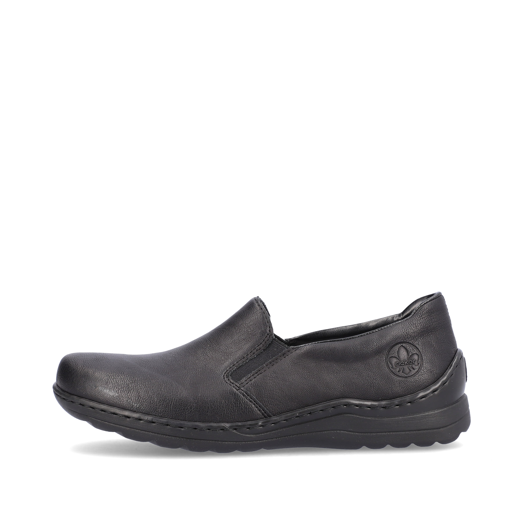 Rieker Damen Slipper asphaltschwarz