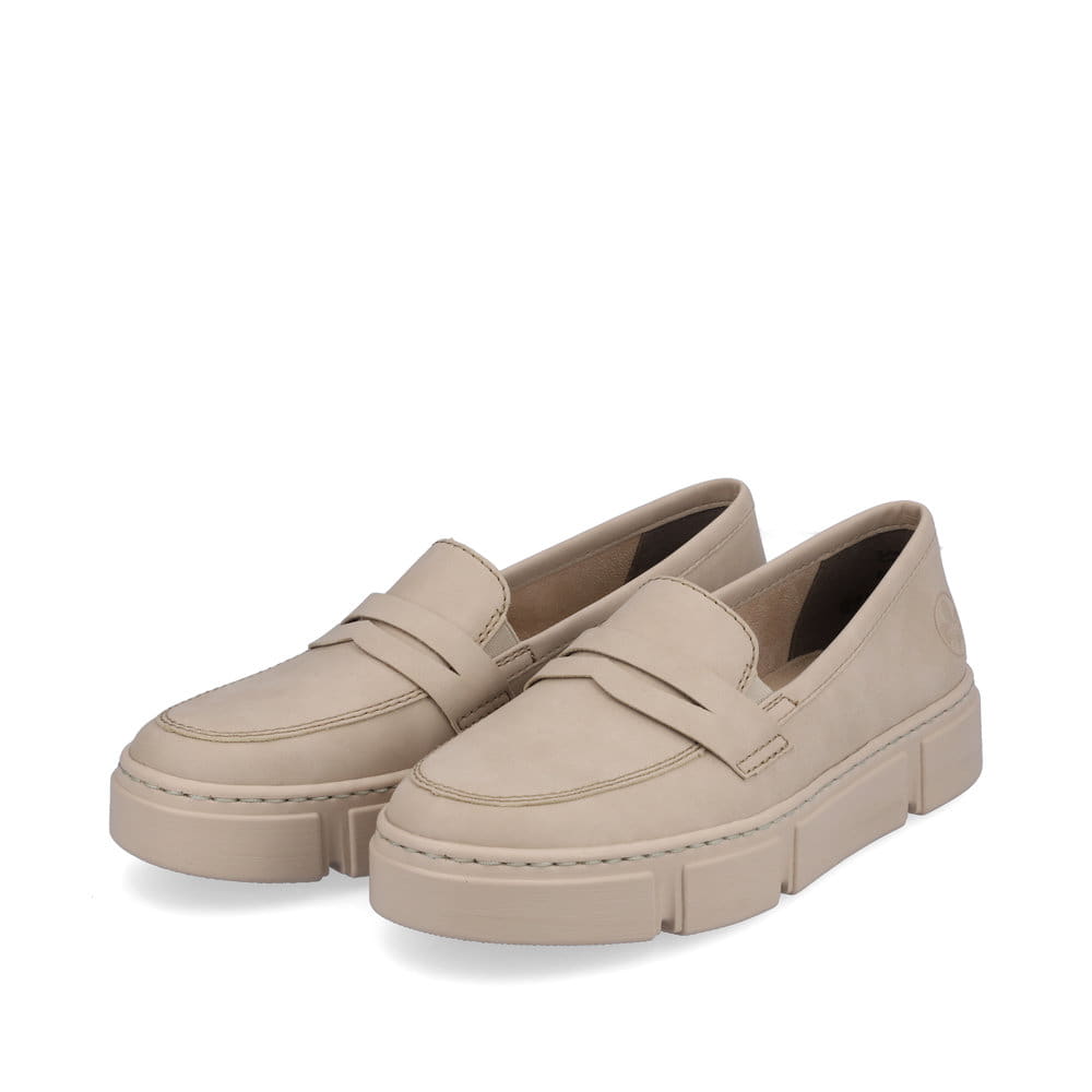 Rieker Damen Loafers champagner