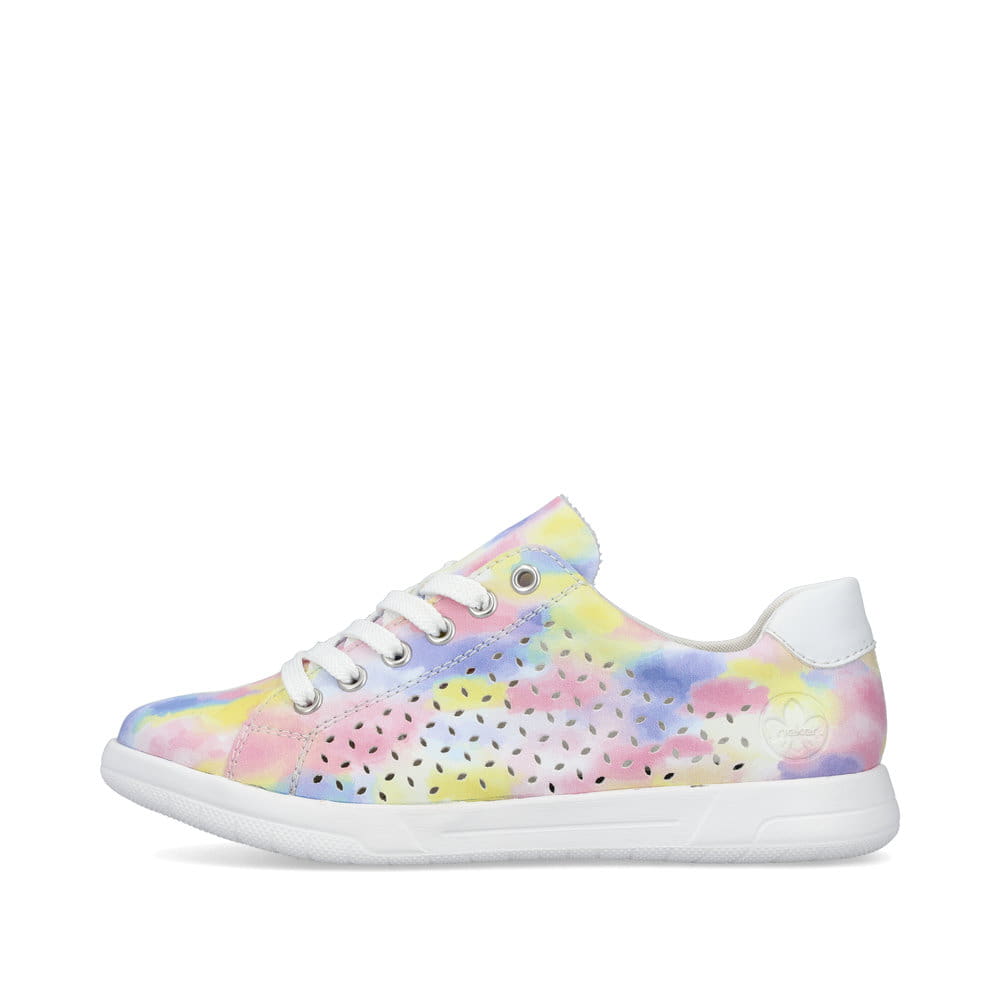 Rieker Damen Schnürschuhe multi-edelweiß