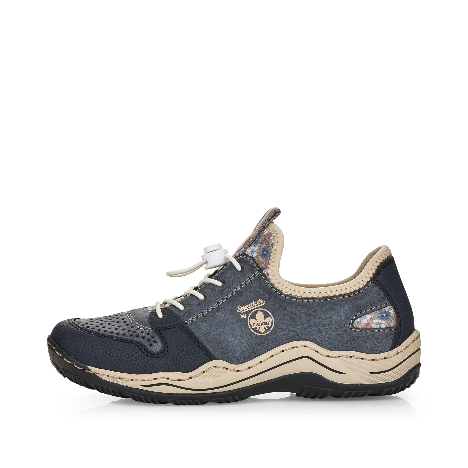 Rieker Damen Slipper schieferblau