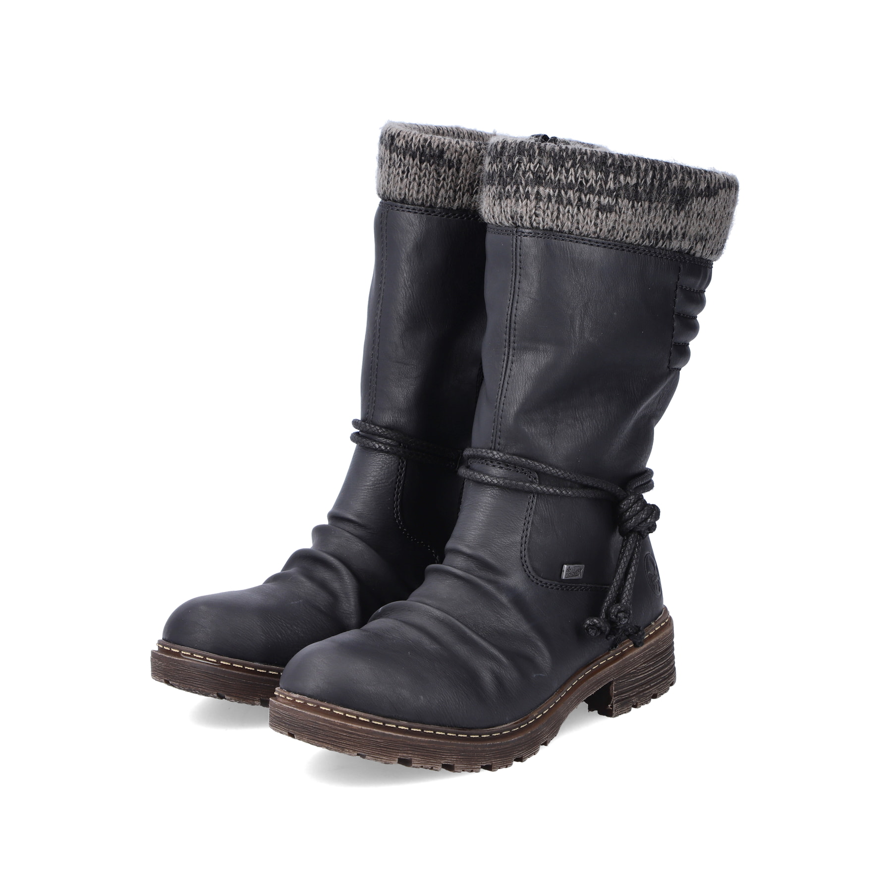Rieker Damen Kurzstiefel tiefschwarz
