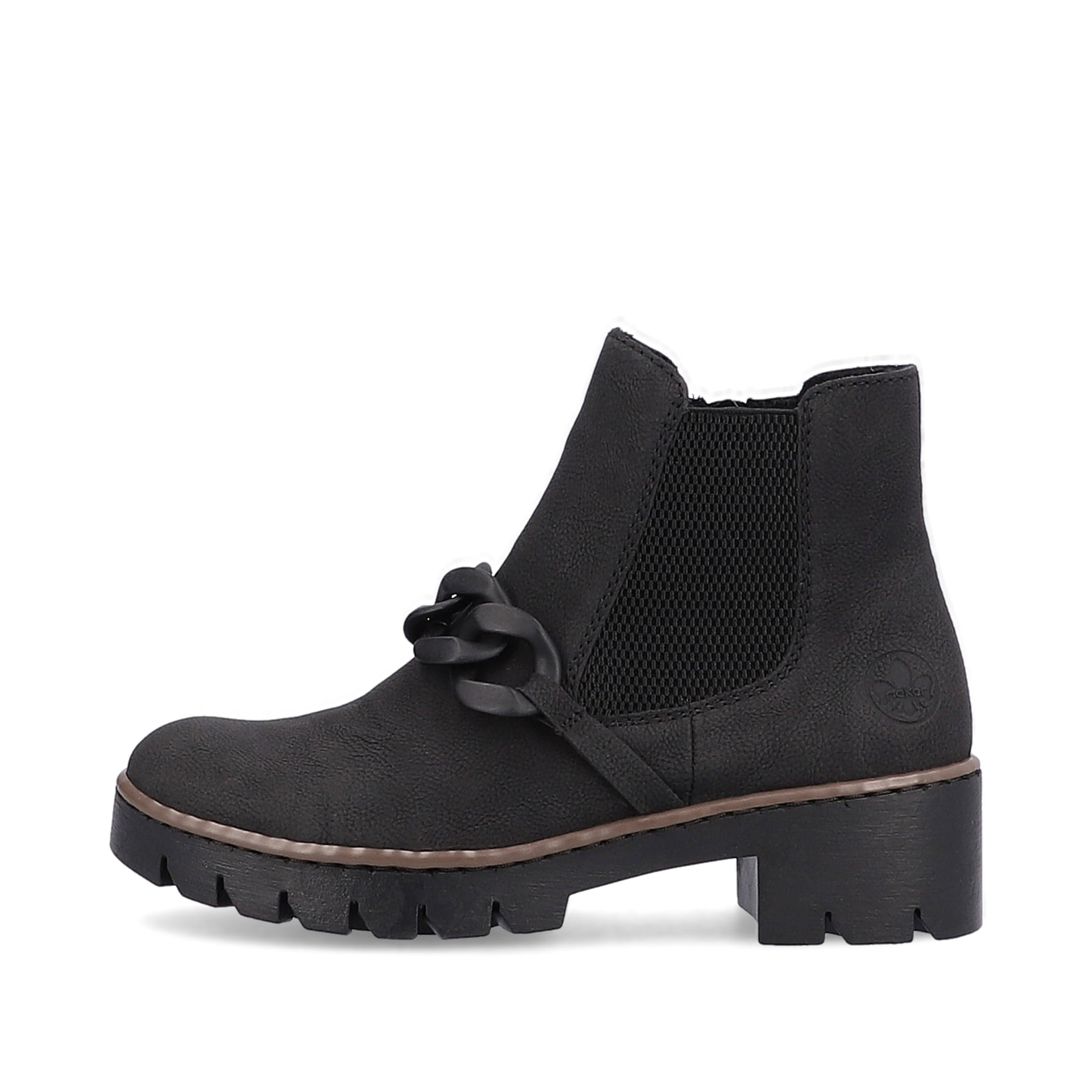 Rieker Damen Chelsea Boots tiefschwarz