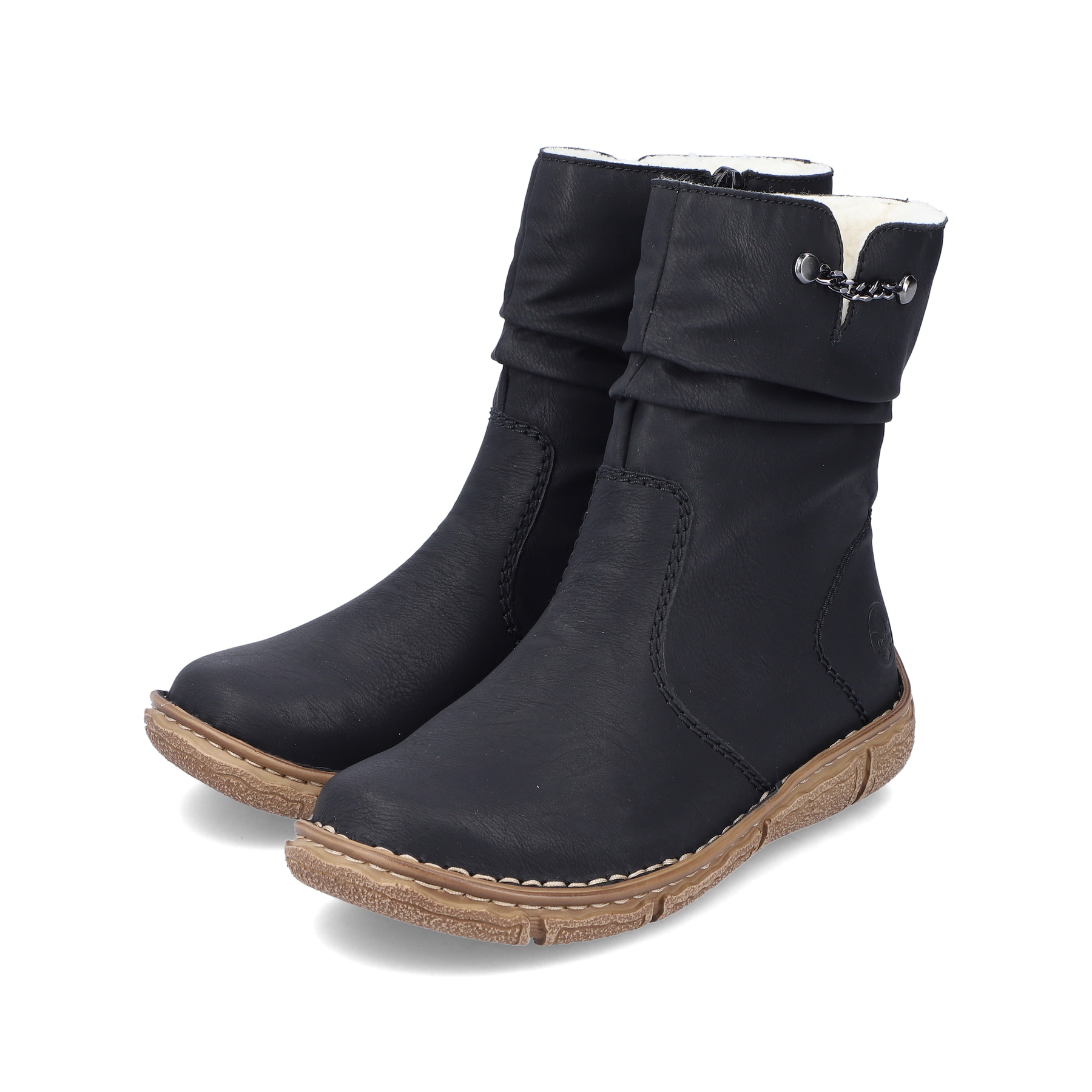Rieker Damen Kurzstiefel nachtschwarz