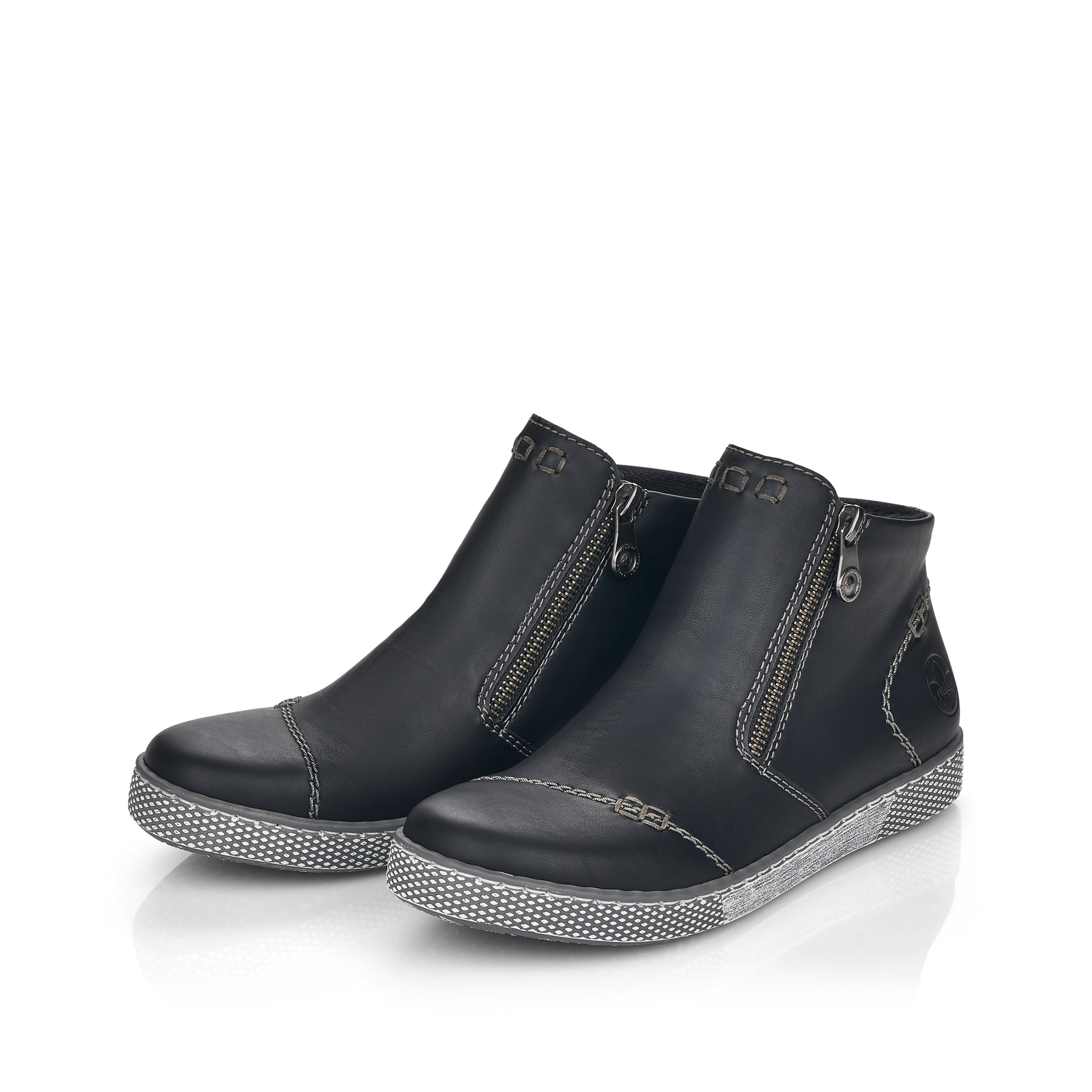Rieker Damen Kurzstiefel tiefschwarz