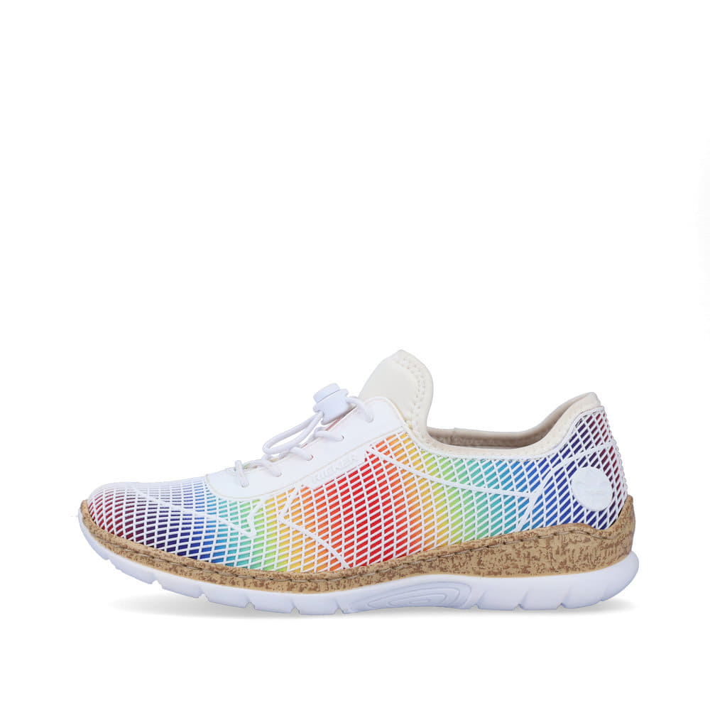 Rieker Damen Slipper regenbogenfarben