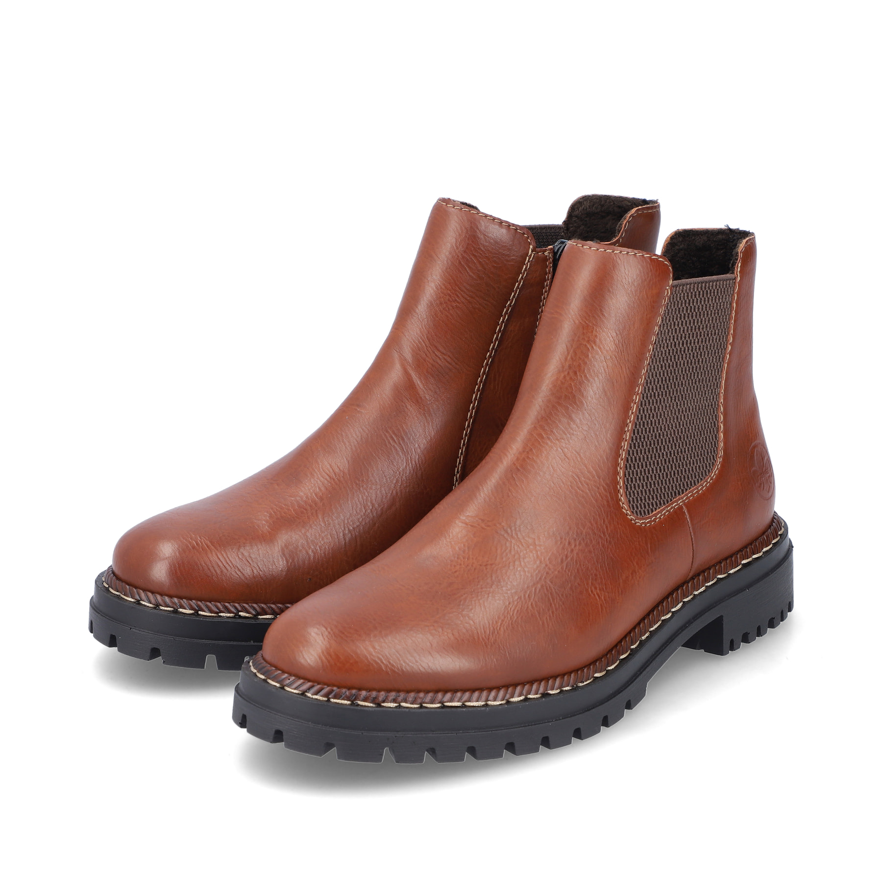 Rieker Damen Chelsea Boots fuchsbraun