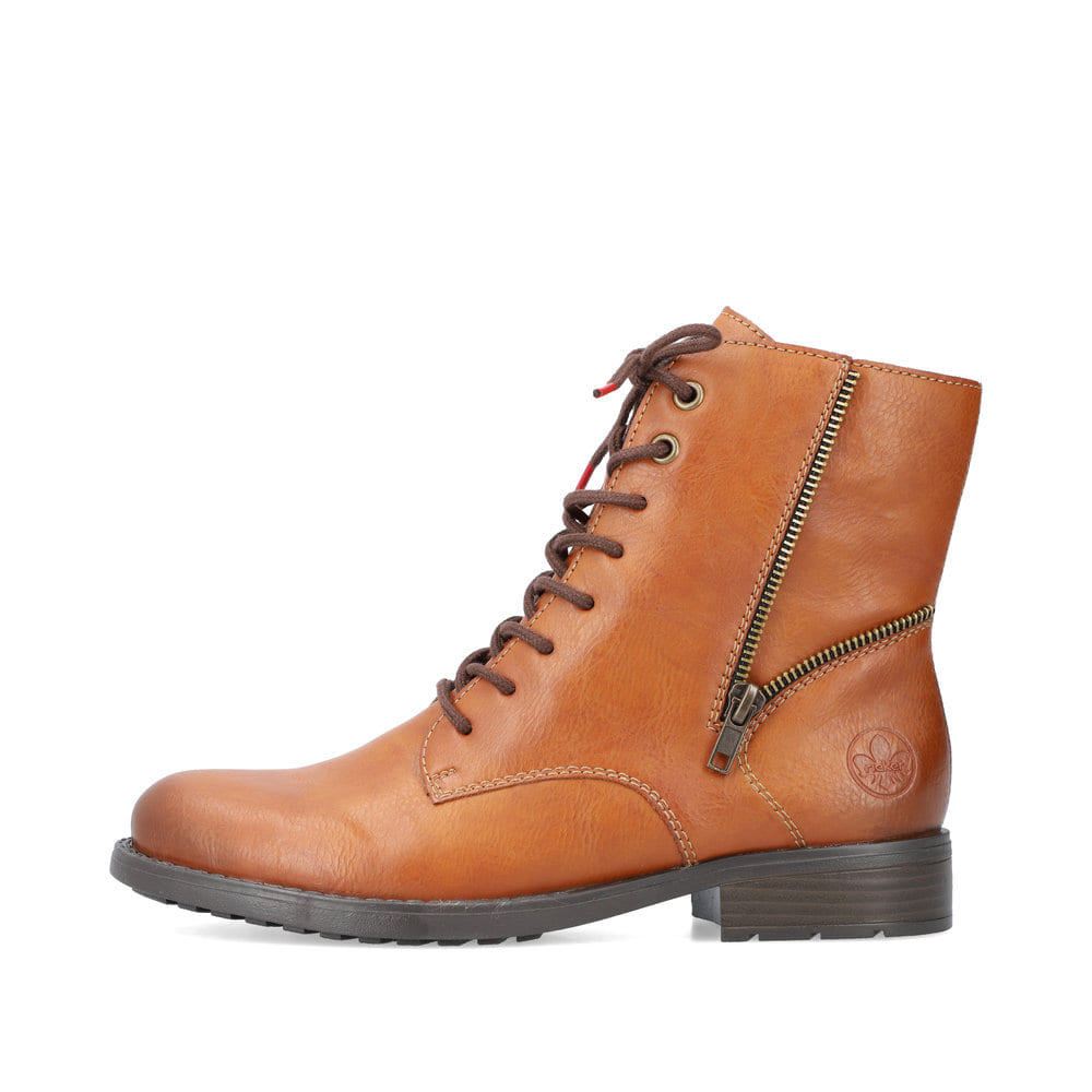 Rieker Damen Stiefeletten karamellbraun