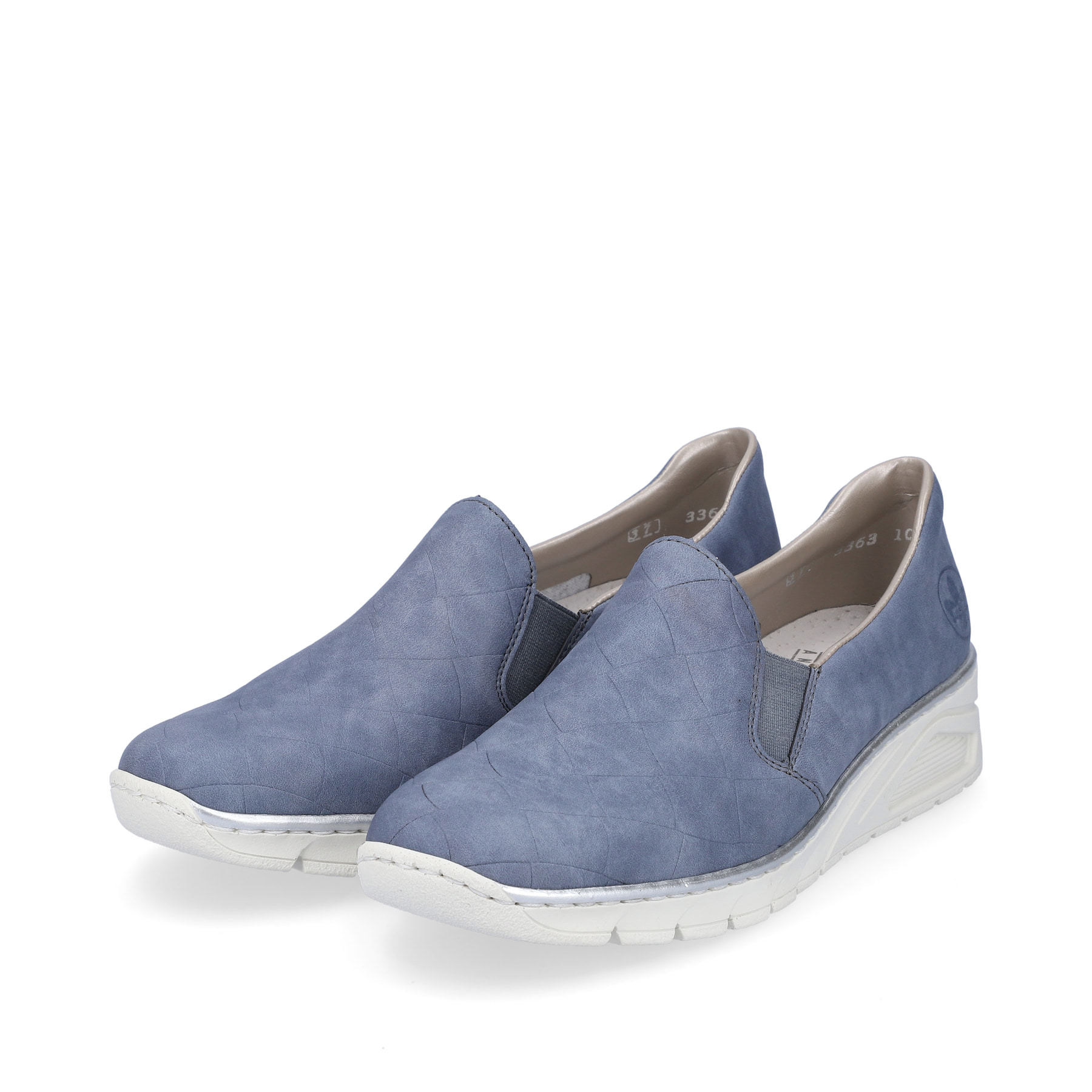 Rieker Damen Slipper schieferblau