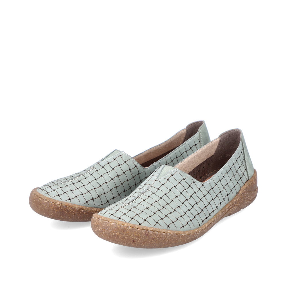 Rieker Damen Ballerinas mintgrün