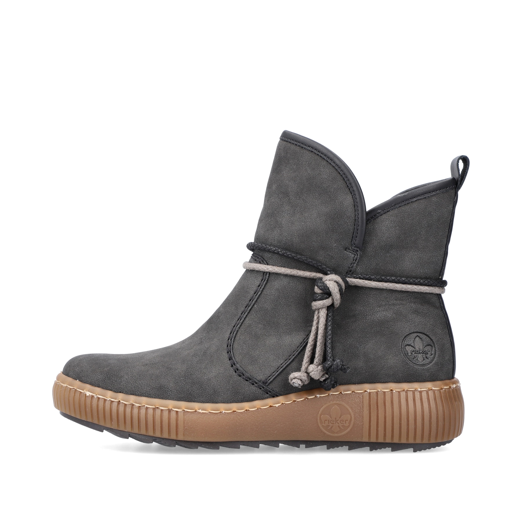 Rieker Damen Kurzstiefel granitgrau
