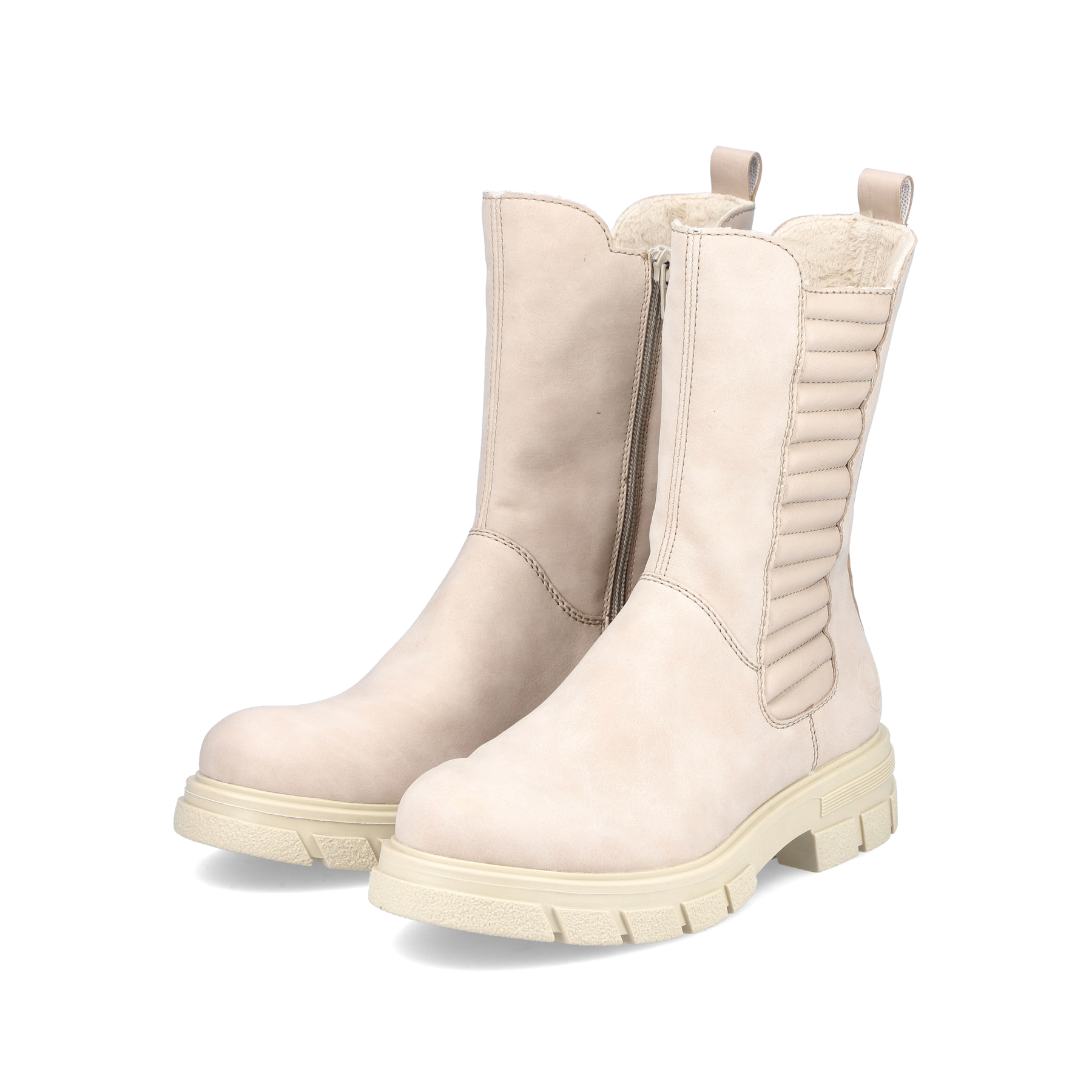Rieker Damen Chelsea Boots hellbeige