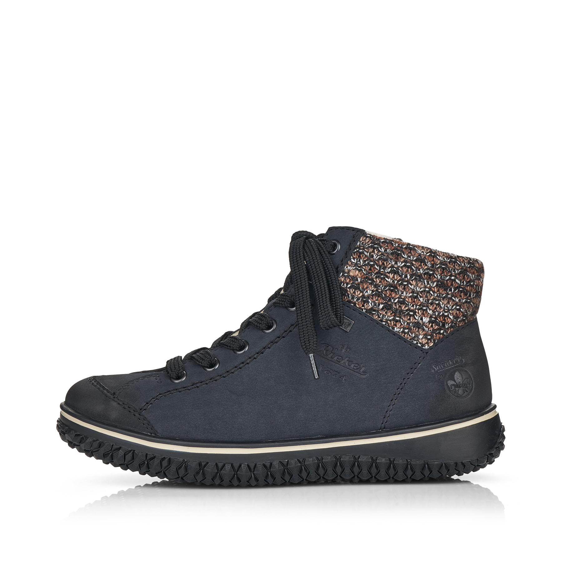 Rieker Damen Schnürschuhe ozeanblau