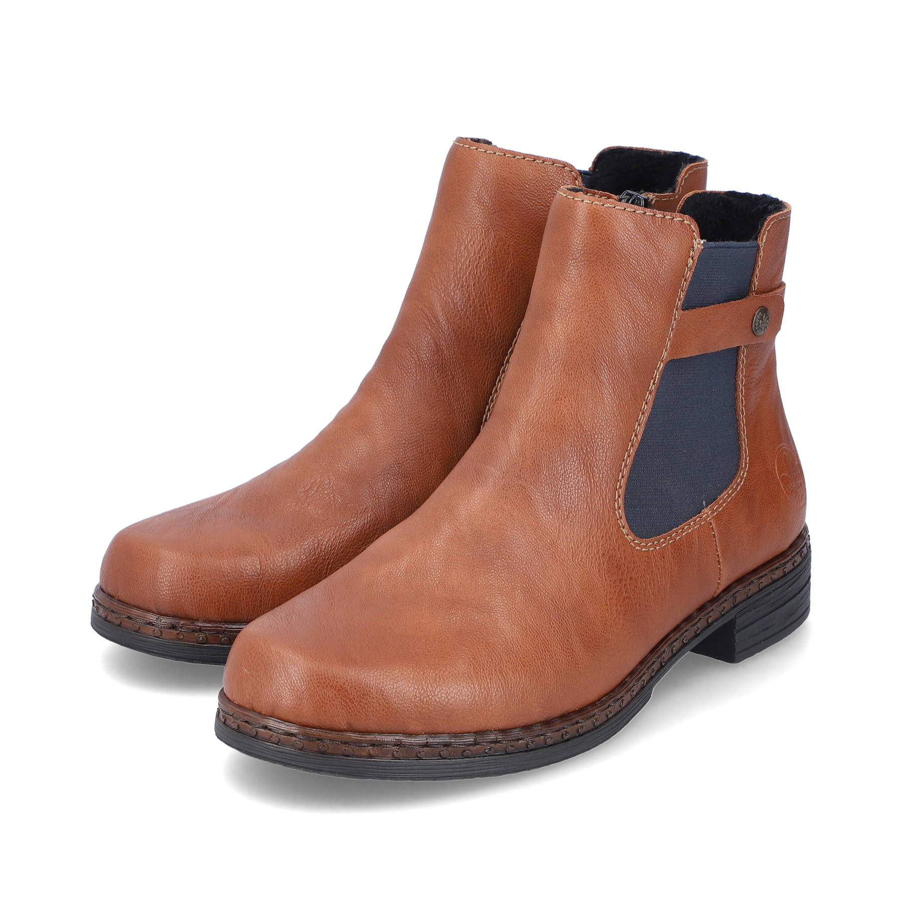 Rieker Damen Chelsea Boots fuchsbraun