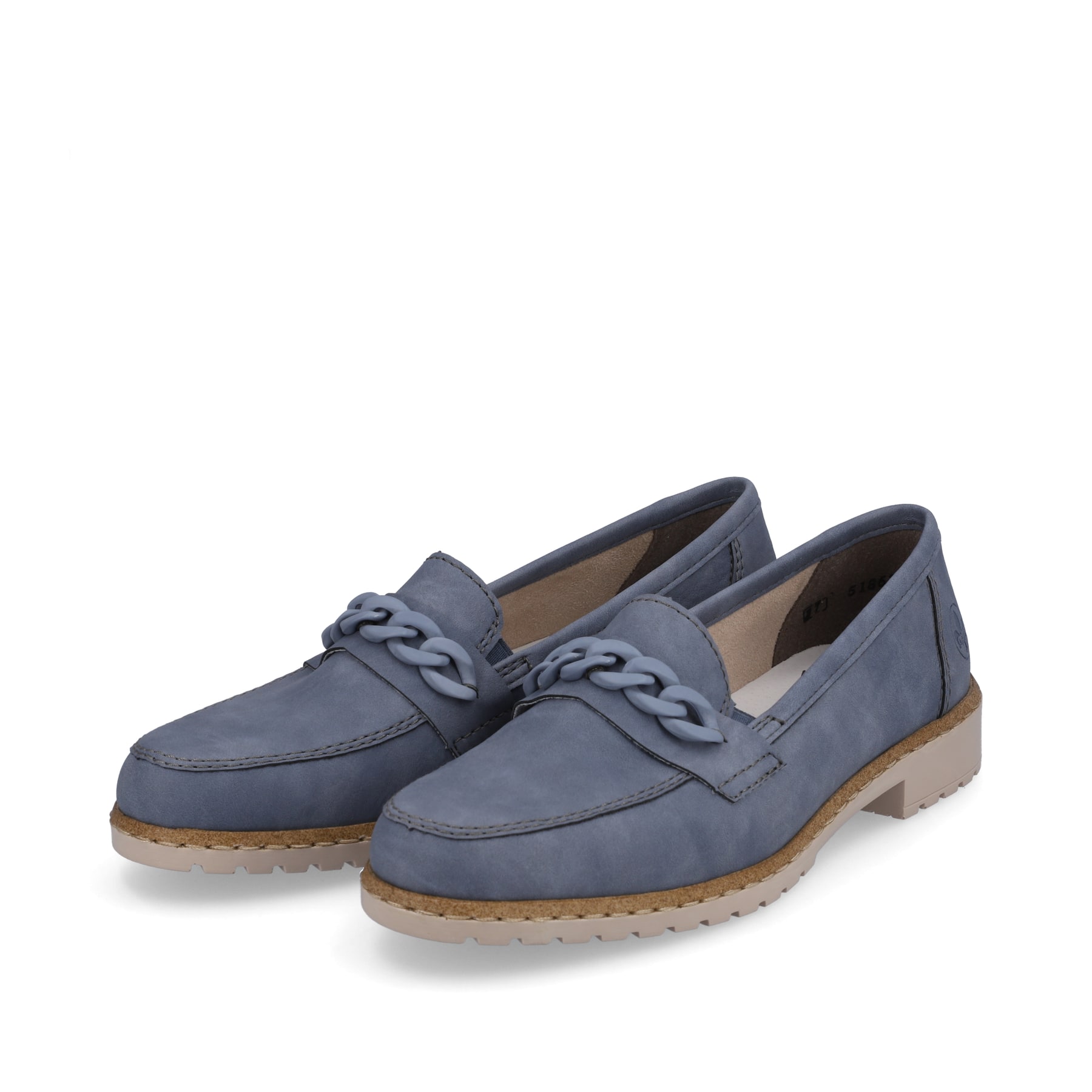Rieker Damen Loafers himmelblau