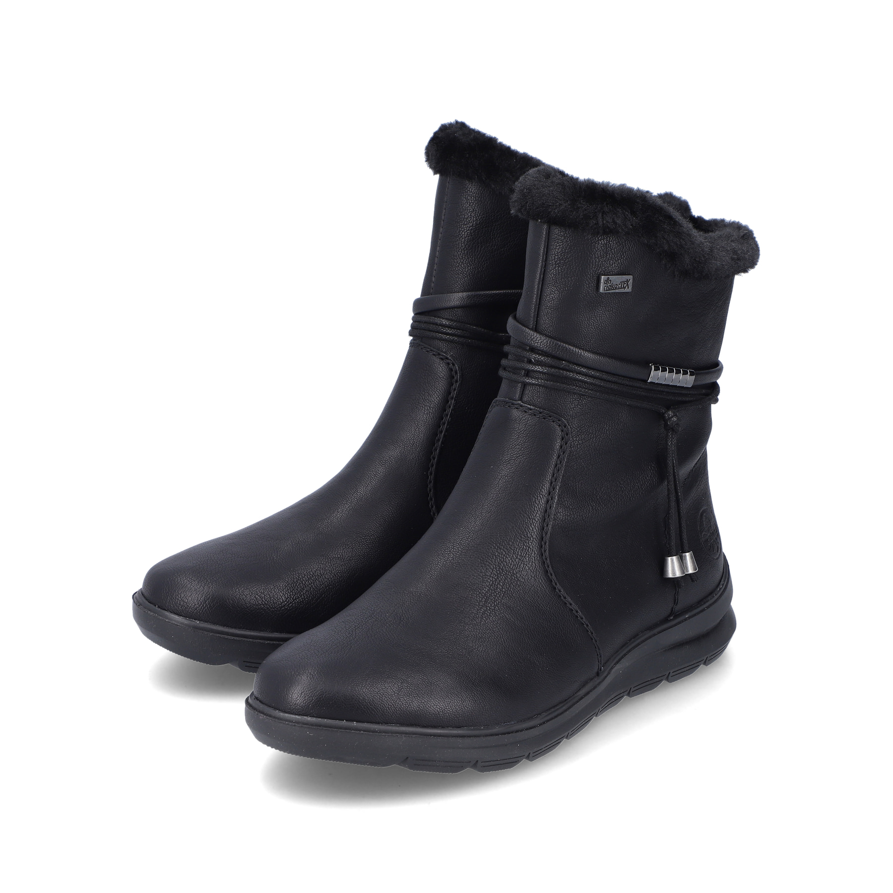 Rieker Damen Kurzstiefel tiefschwarz