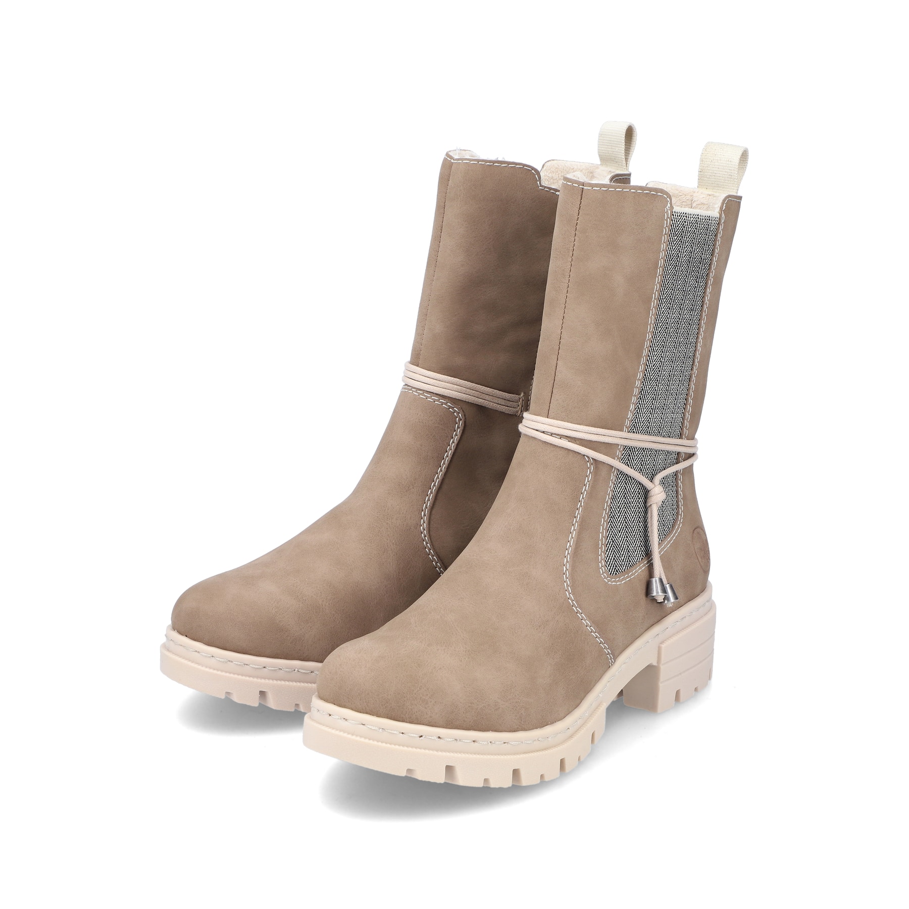 Rieker Damen Kurzstiefel beigebraun