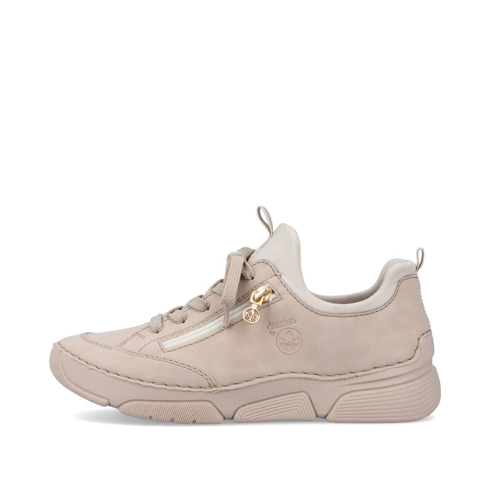Rieker Damen Slipper hellbeige
