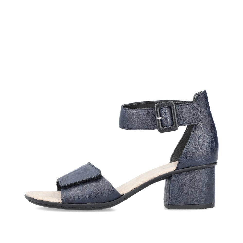 Rieker Damen Riemchensandaletten marineblau